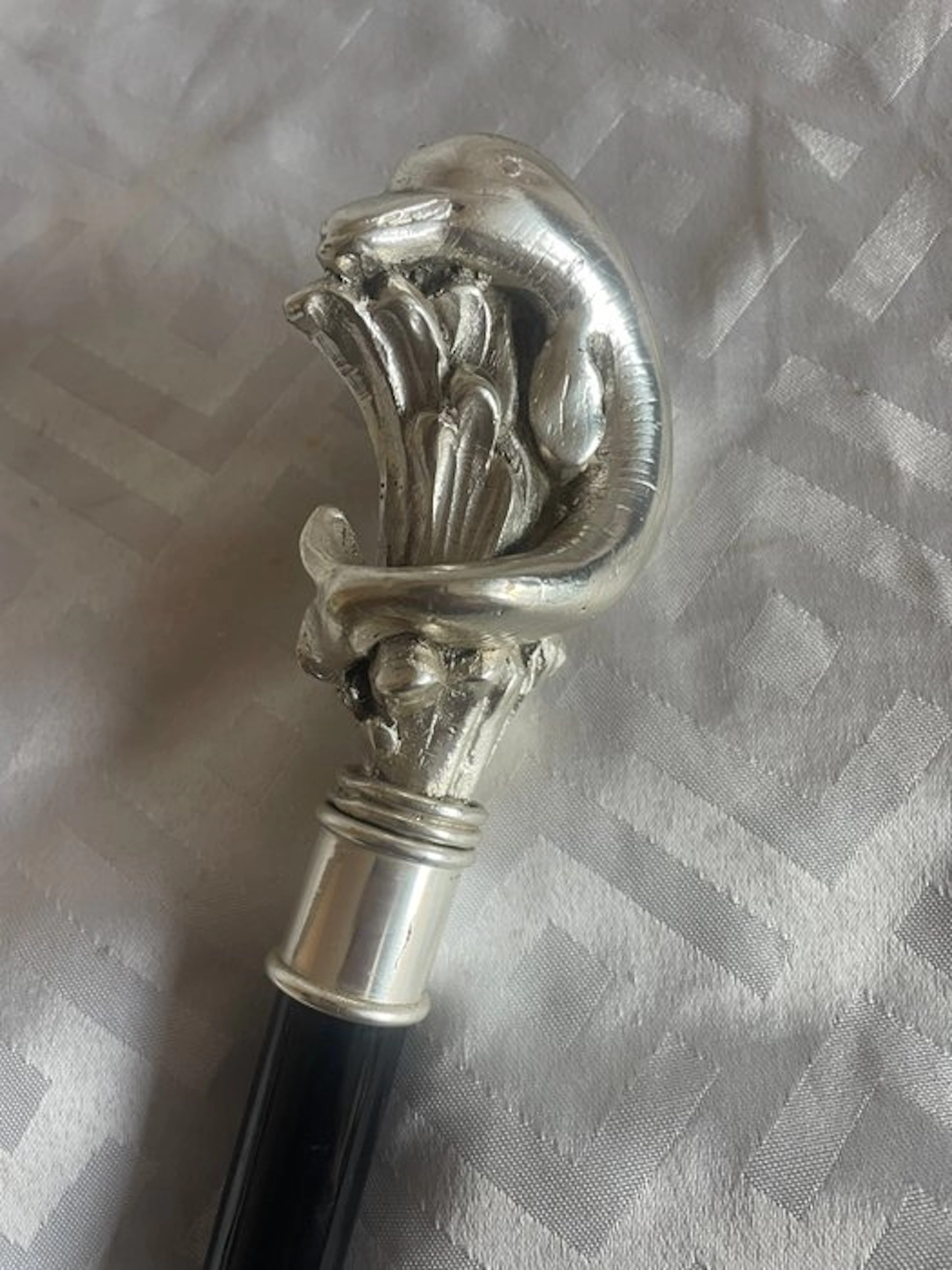 Walking stick - Silver laminated - Delfino
