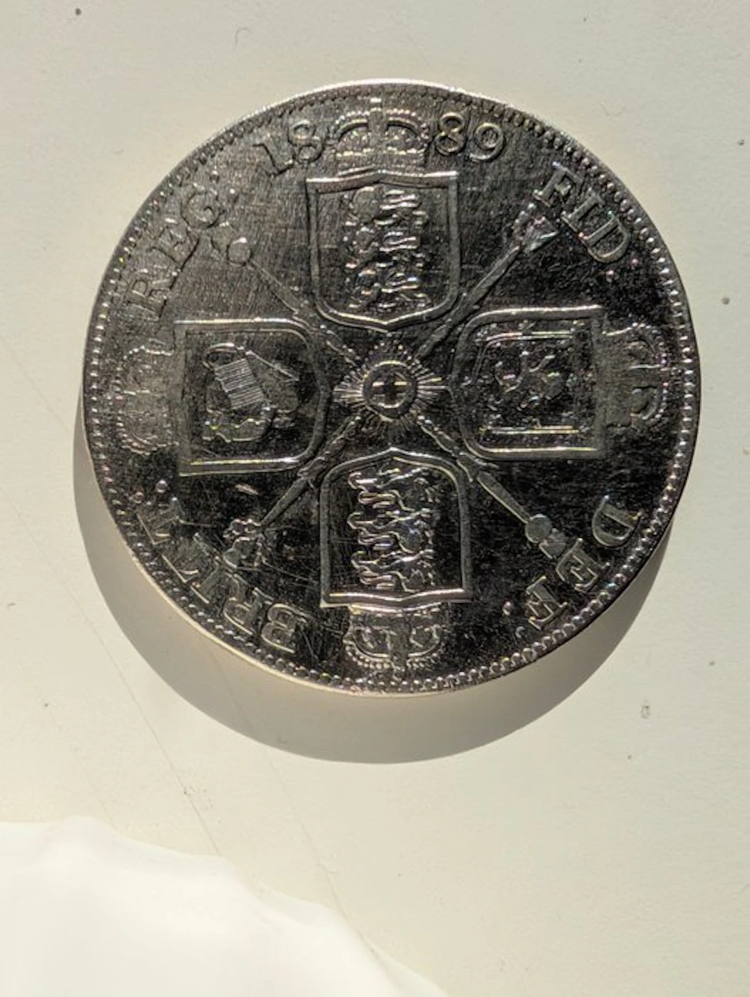 United Kingdom. Victoria. 2 Florin 1889 (No reserve price)