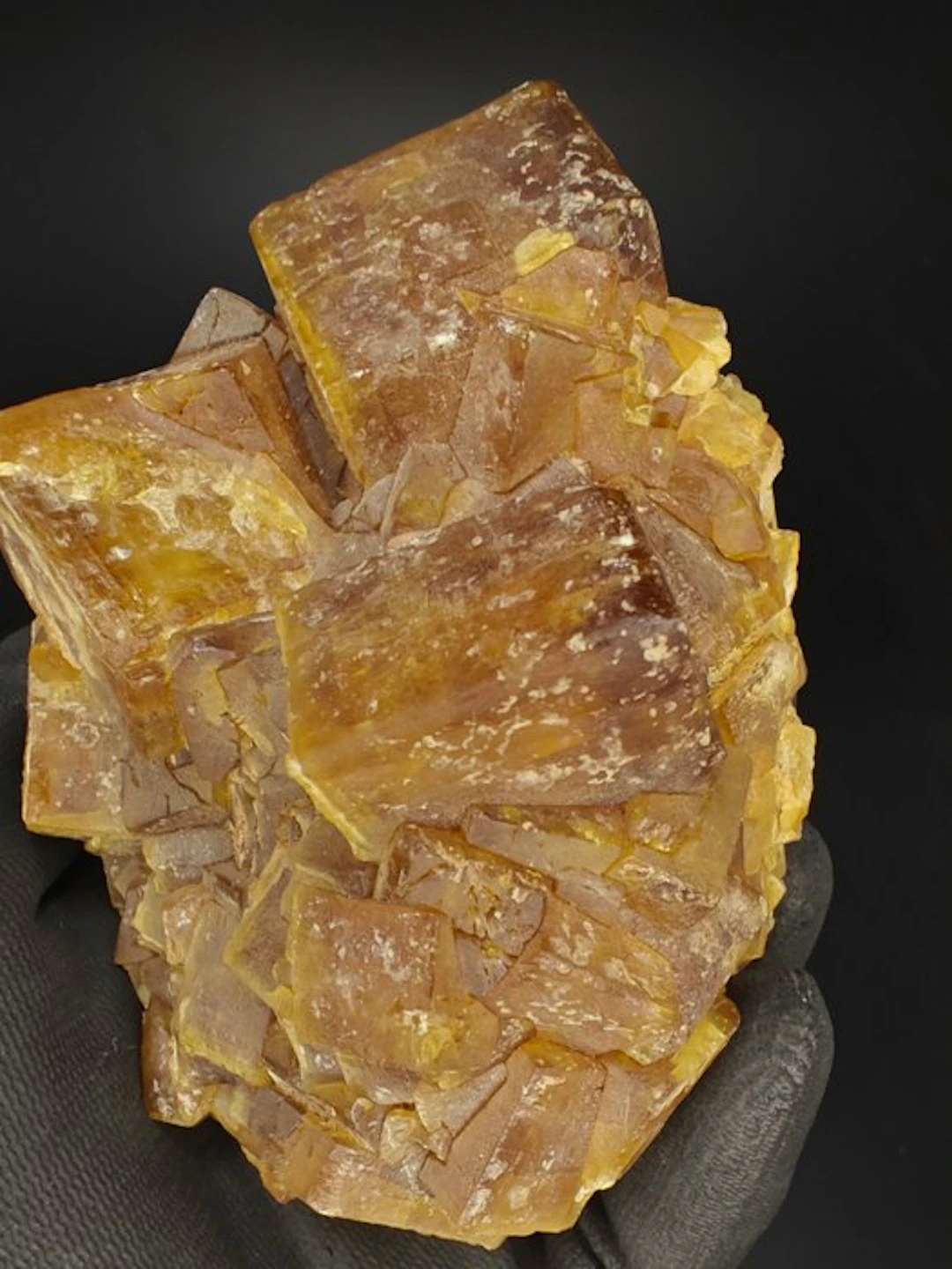 Baryte Crystals on matrix - Height: 12 cm - Width: 11 cm- 1340 g