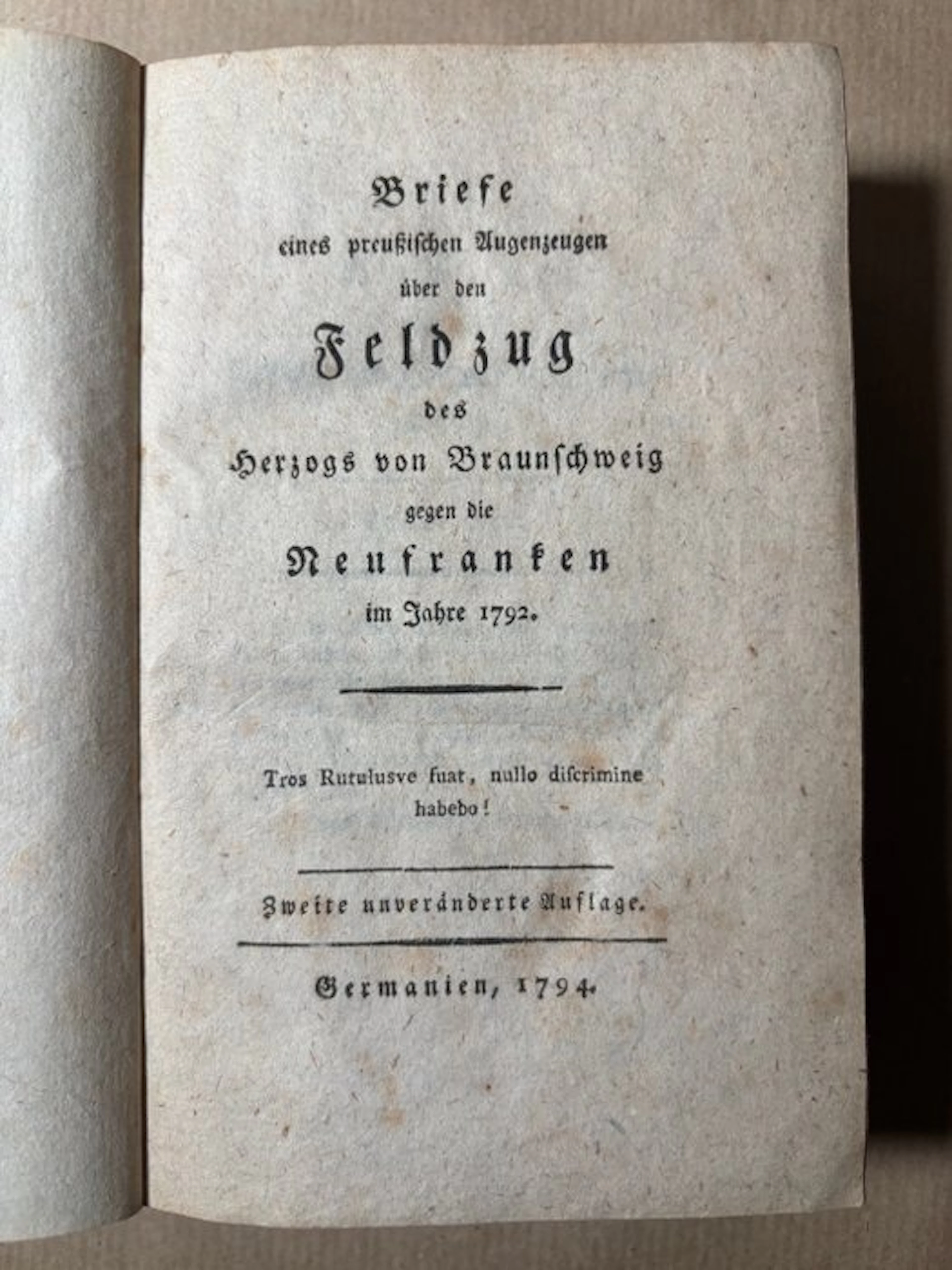 [Friedrich Christian Laukhard] / [Franz Heinrich Bispink]...