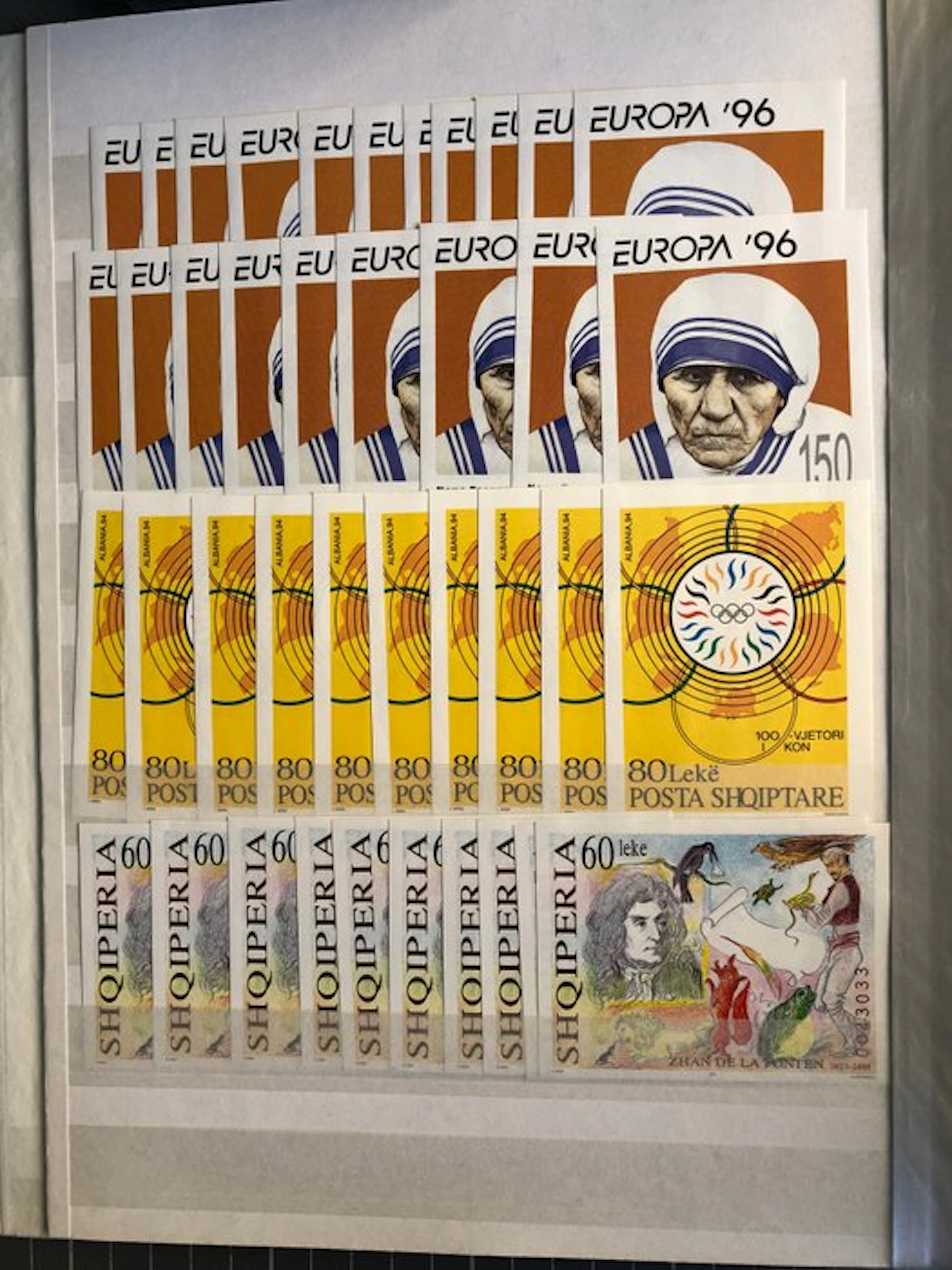 Albania 1963/1996 - Sheets