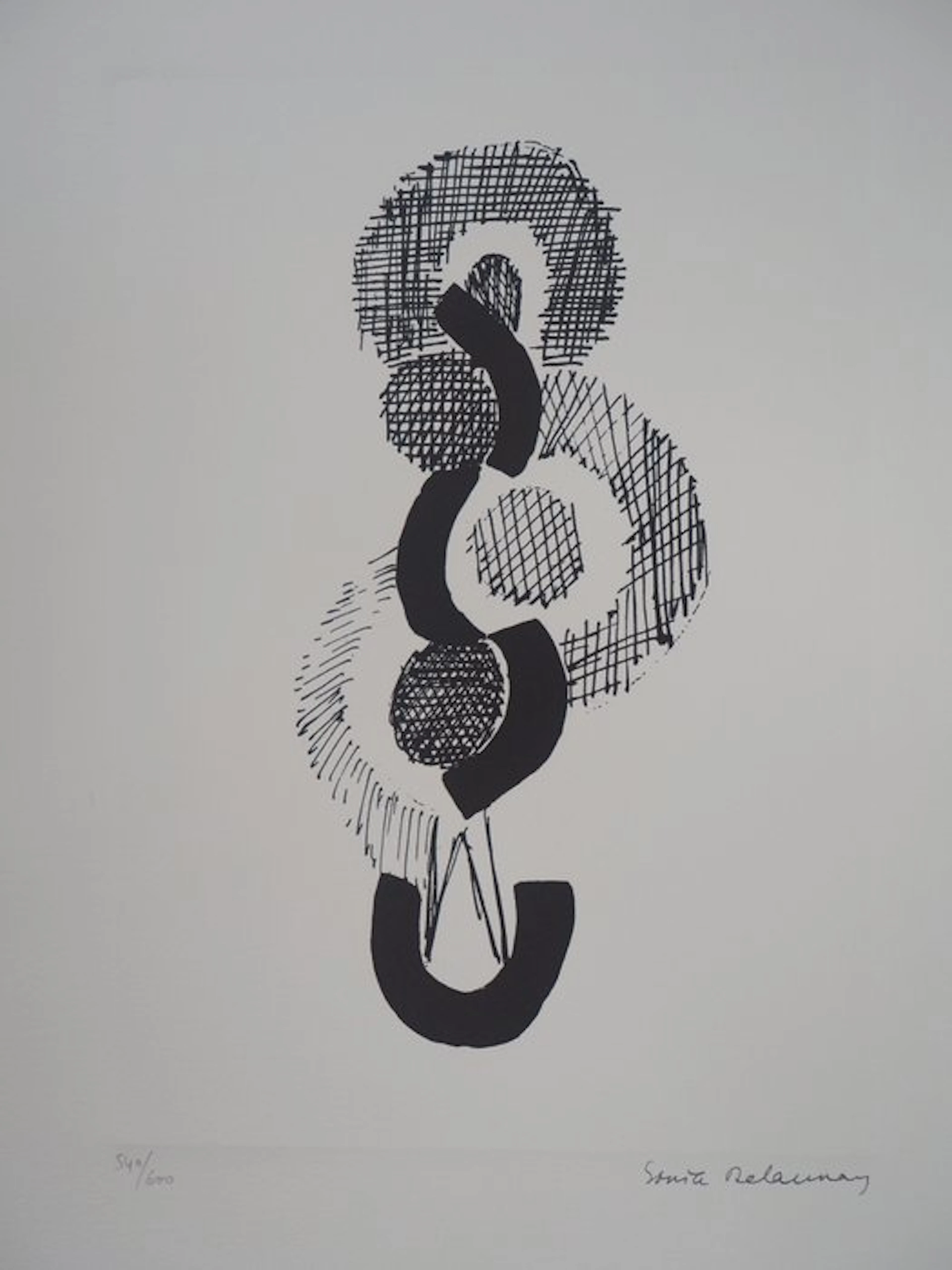 Sonia Delaunay (1885-1979) - Composition abstraite : Danse, rythme sans fin