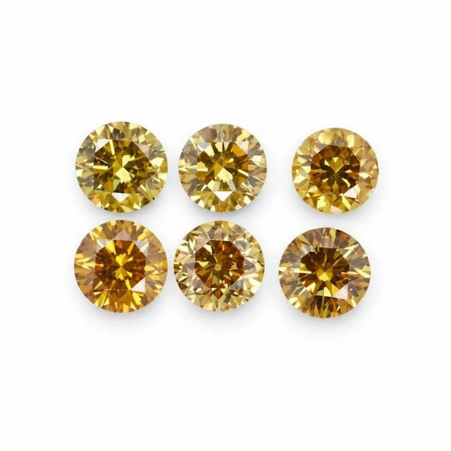 No reserve price - 6 pcs Diamond (Natural) - 0.92 ct - Round - I1