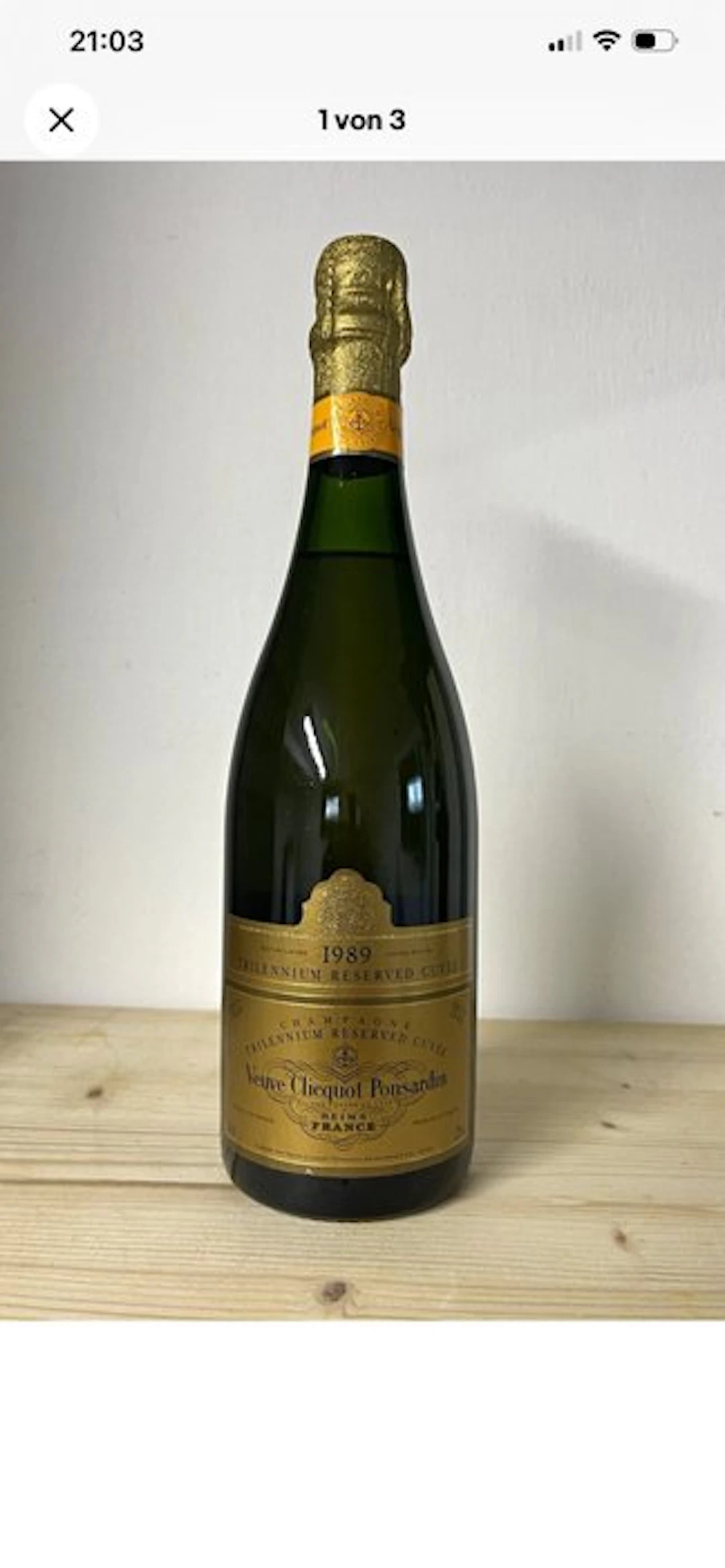 1989 Veuve Clicquot