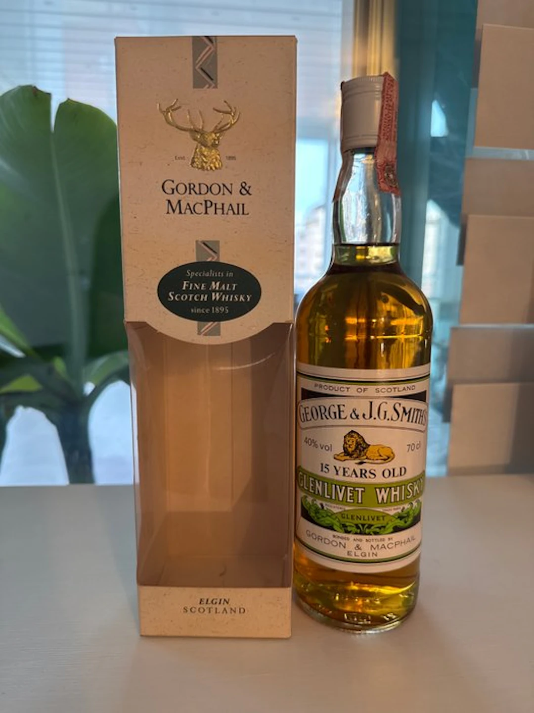 Glenlivet 15 years old - Gordon & MacPhail - b. 1990s - 70cl
