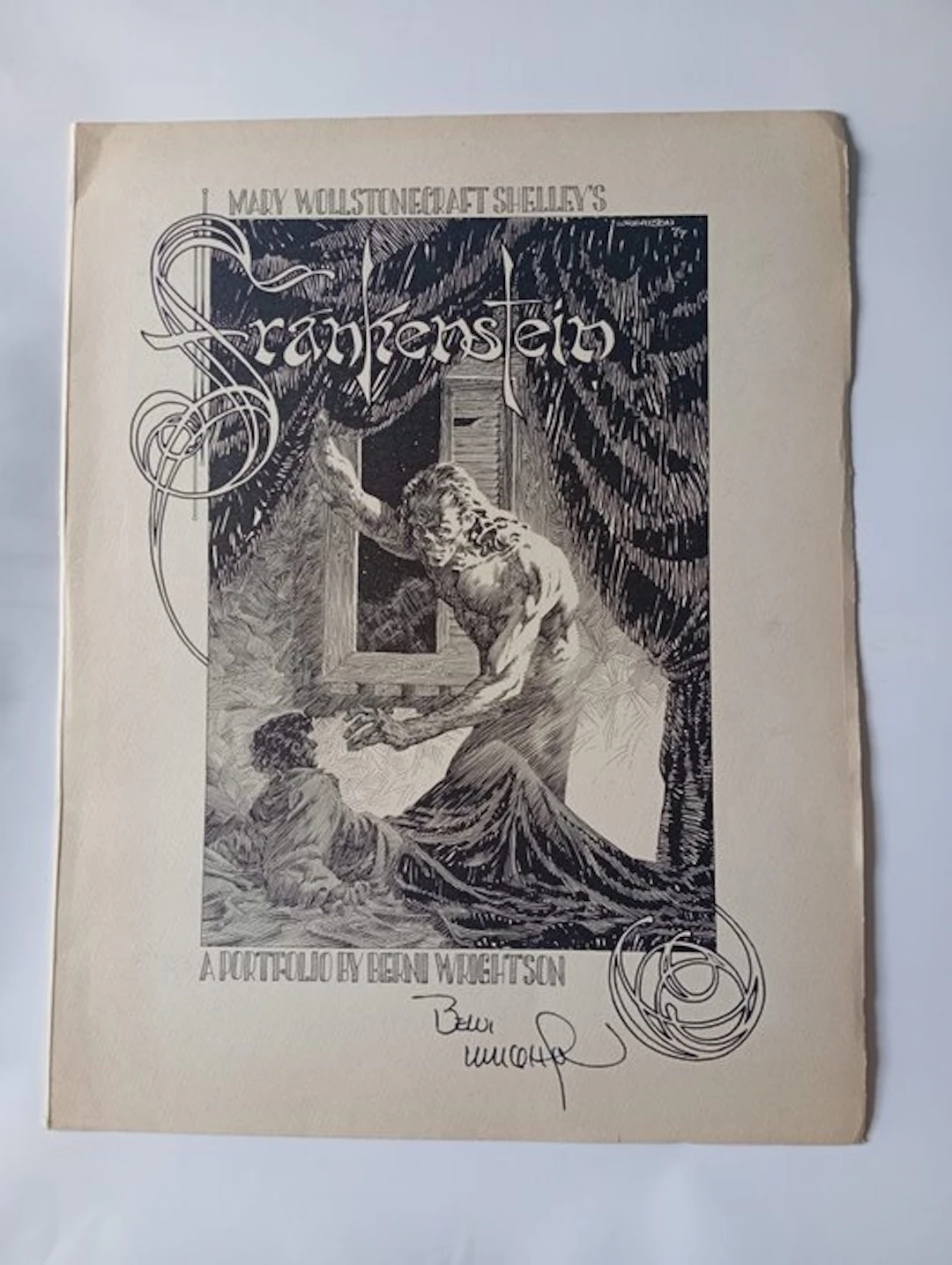 Bernie Wrightson - Frankenstein - 1 Portfolio - Limited edition - 1980