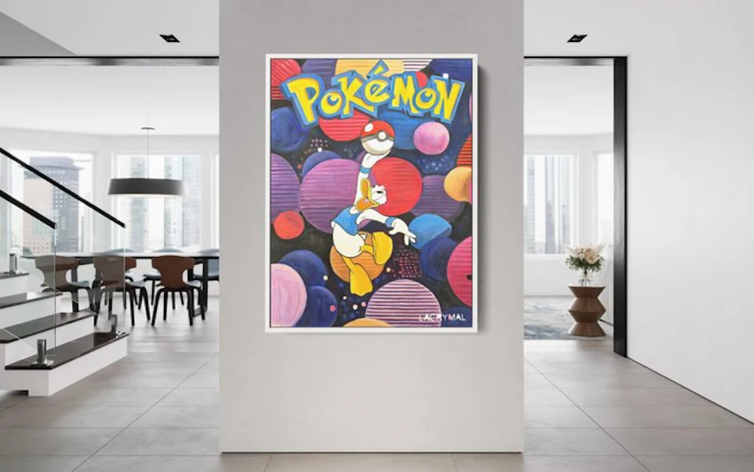 Lacrymal - (100% unique handpainted) Pokemon Basketball
