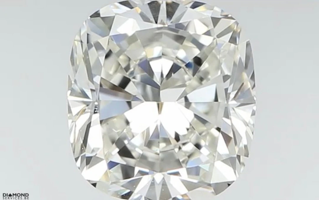 1 pcs Diamond (Natural) - 1.01 ct - Cushion - J - VS1...