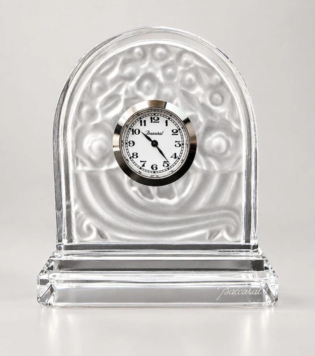 Table/desk clock - Baccarat - Art Deco Crystal - 1970-1980, 1980-1990
