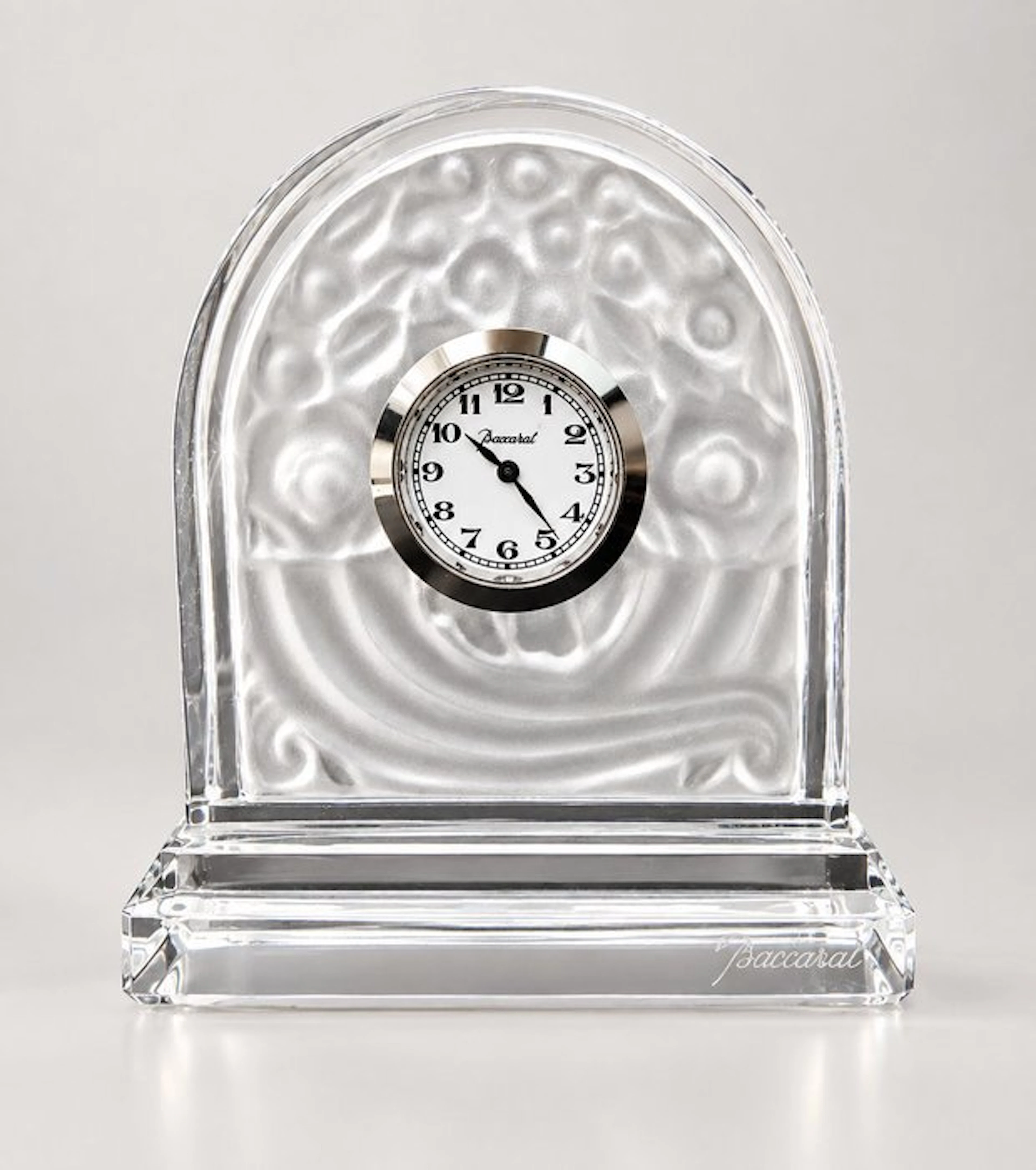 Table/desk clock - Baccarat - Art Deco Crystal - 1970-1980, 1980-1990