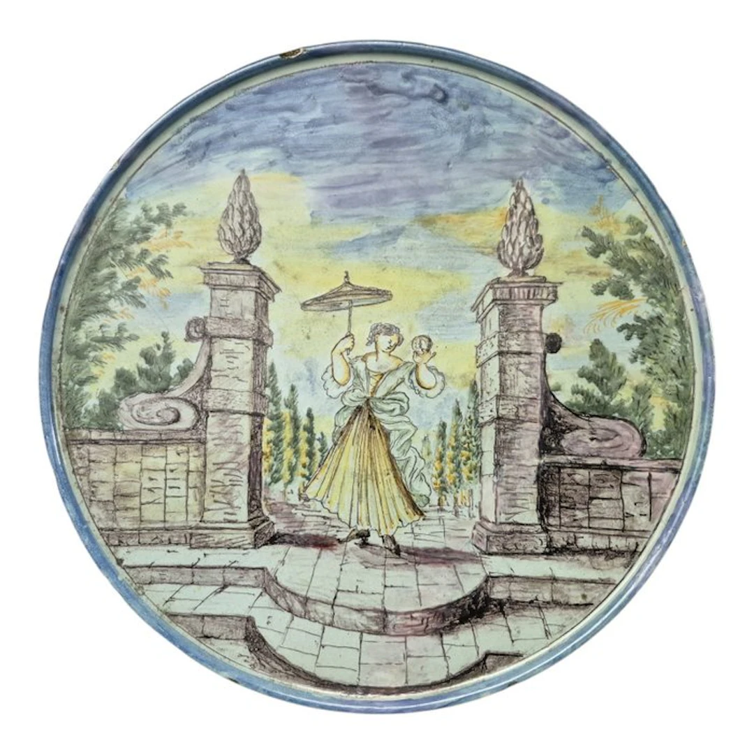 Cake stand - Majolica