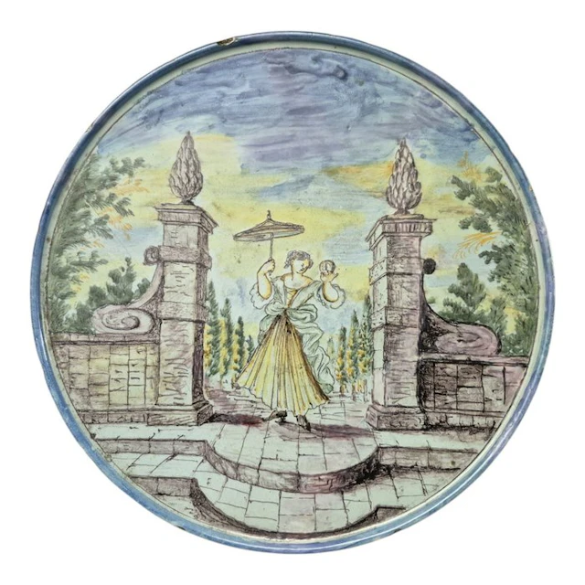 Cake stand - Majolica