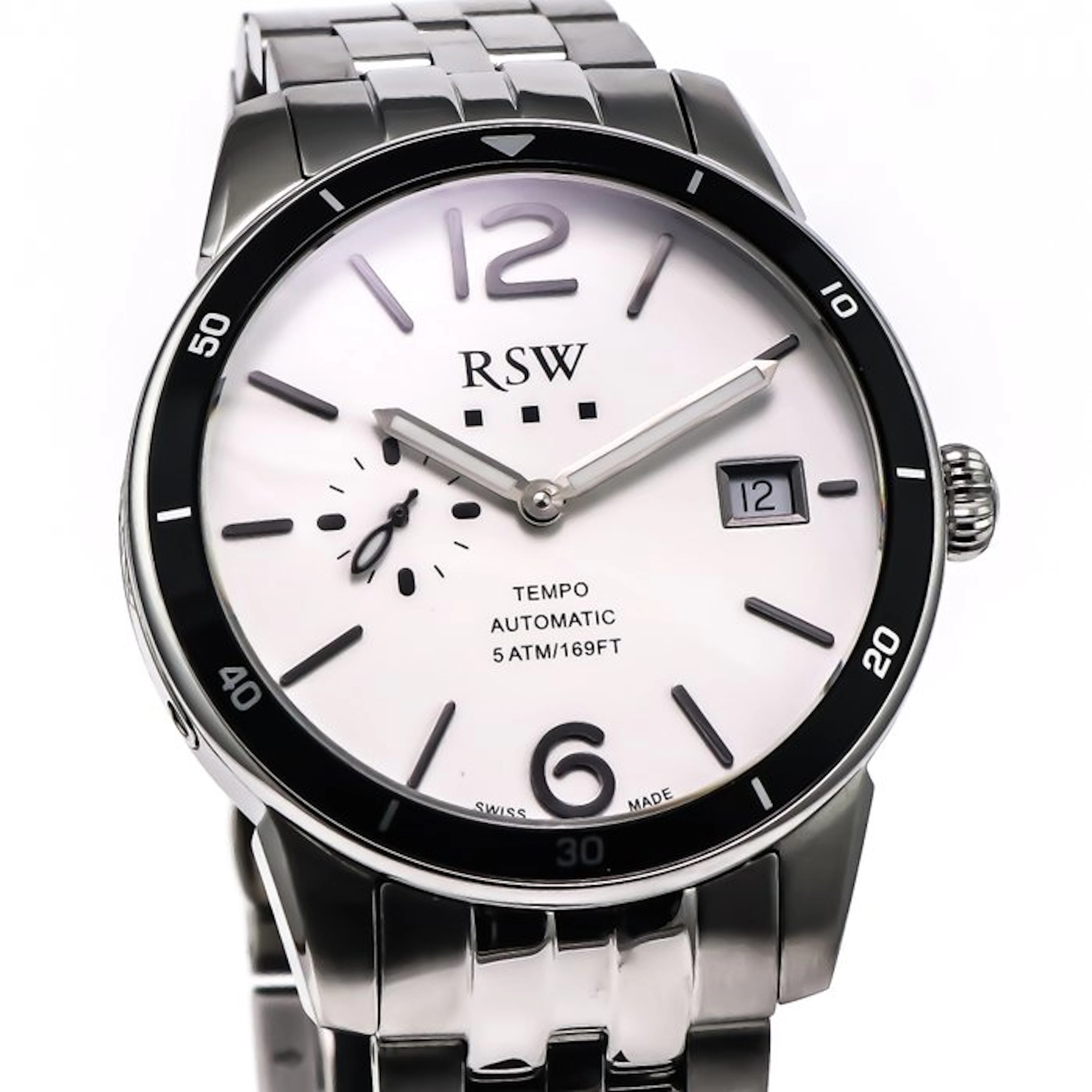 RSW - Tempo Automatic Swiss Made Watch - RSWA157-SS-1...