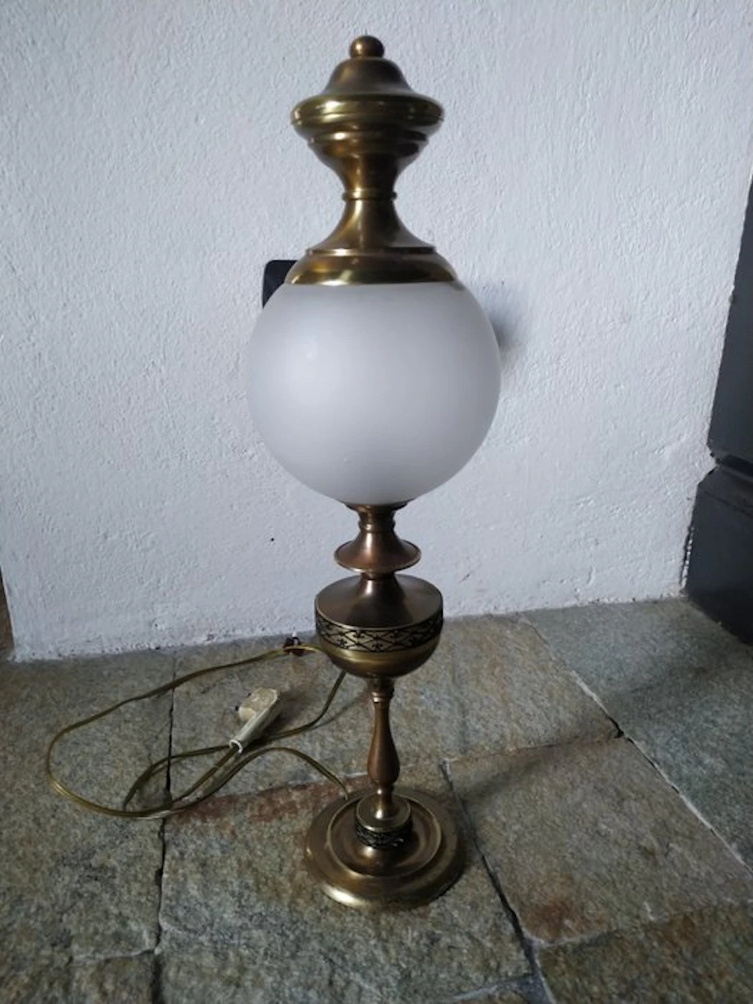 Table lamp - Gilt brass - In brass
