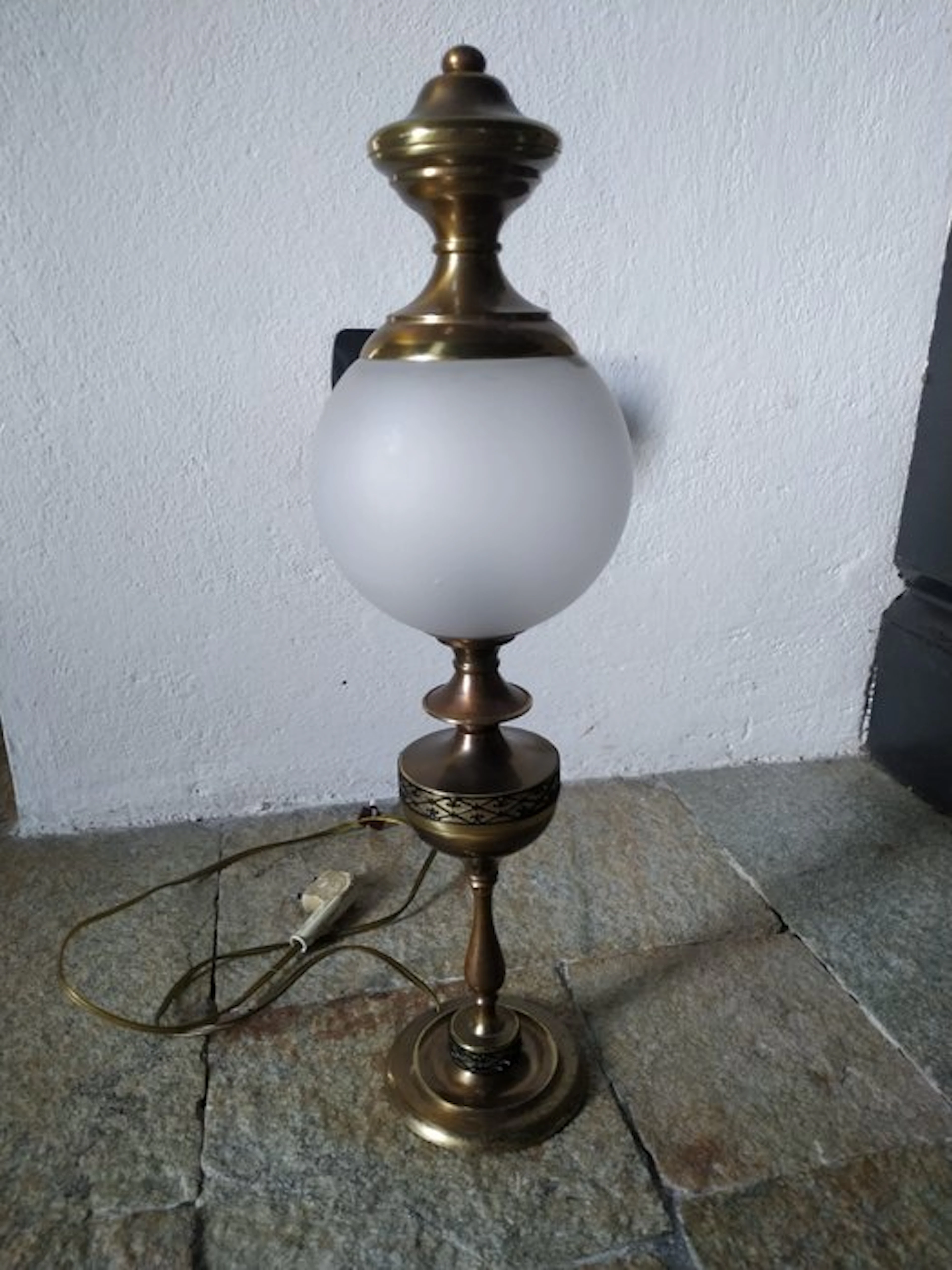 Table lamp - Gilt brass - In brass