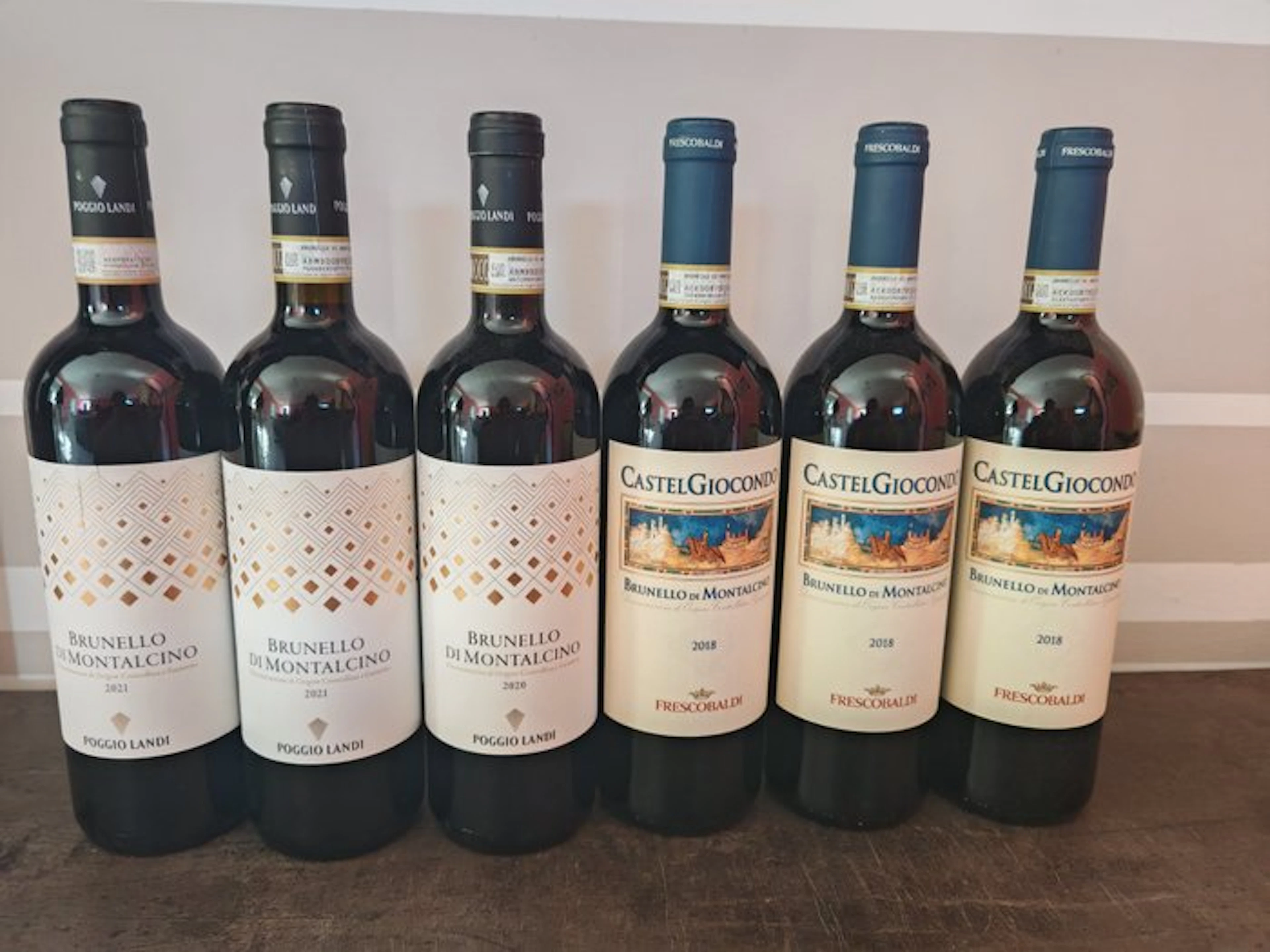 2021 x2, 2021 Poggio Landi & 2018 x3 CastelGiocondo...