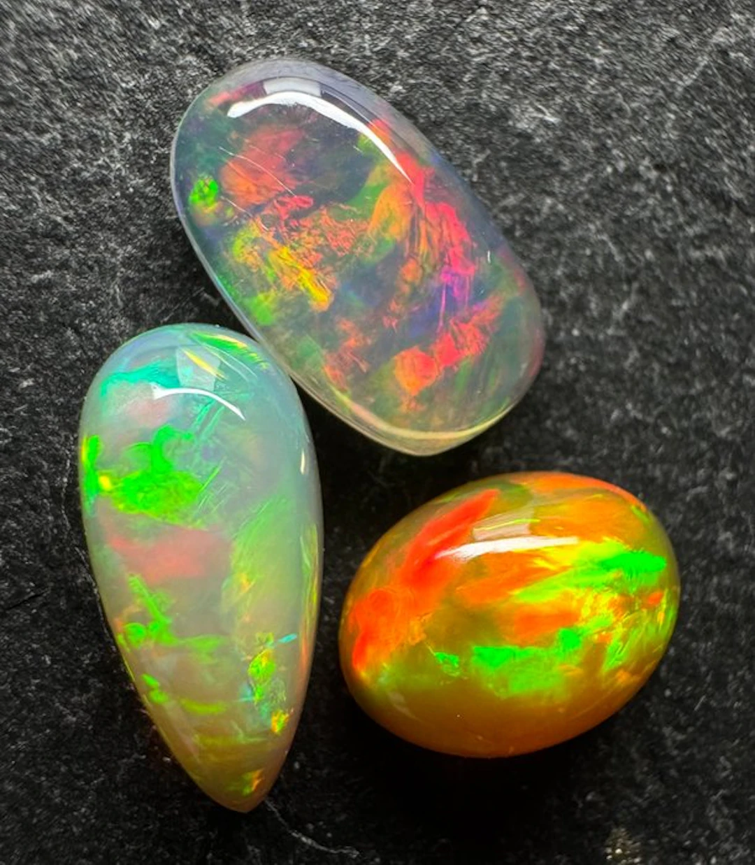 Opal Cabochons- 1.29 g - (3)