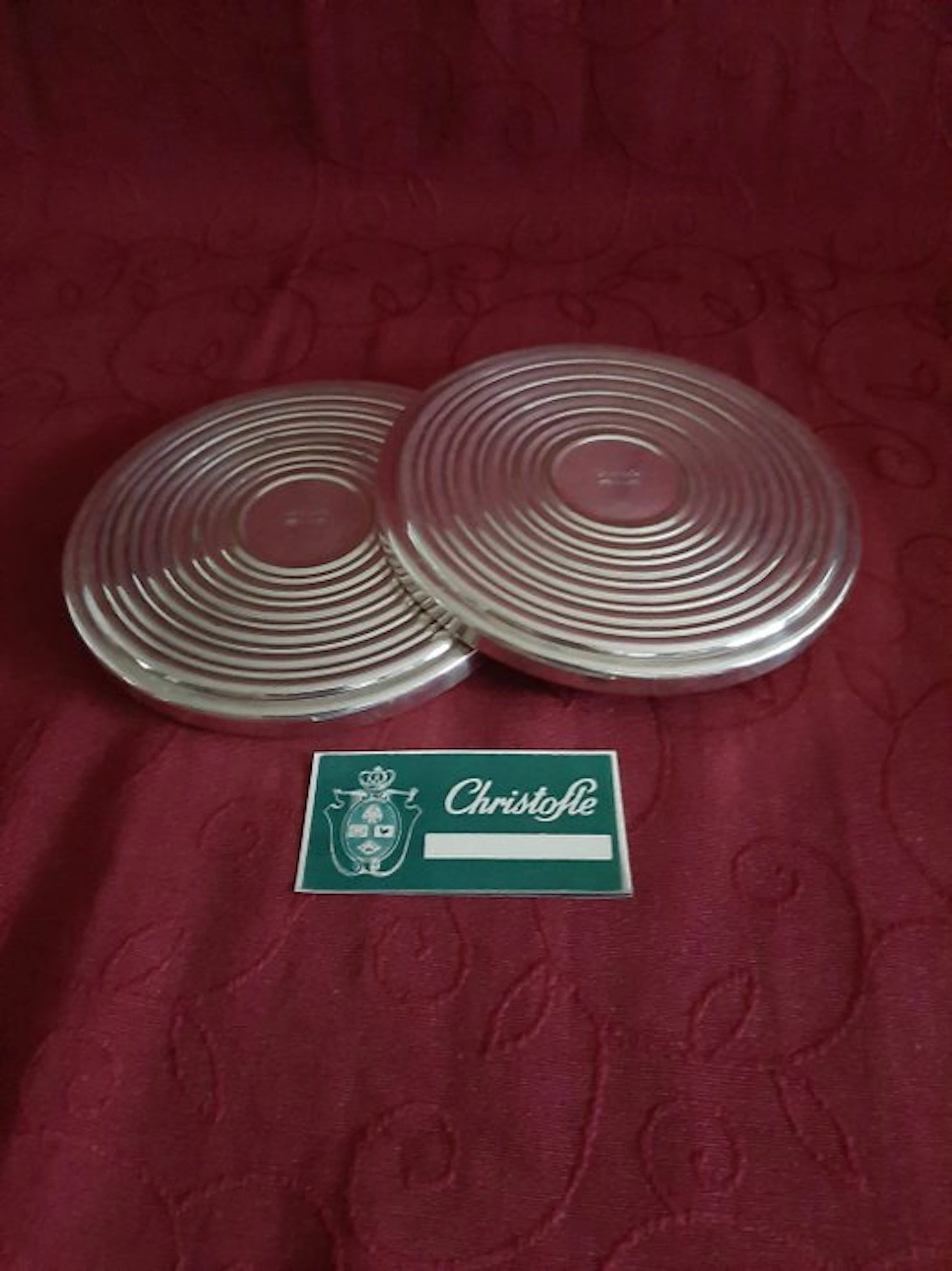 Christofle - Coaster (2) - Silverplated