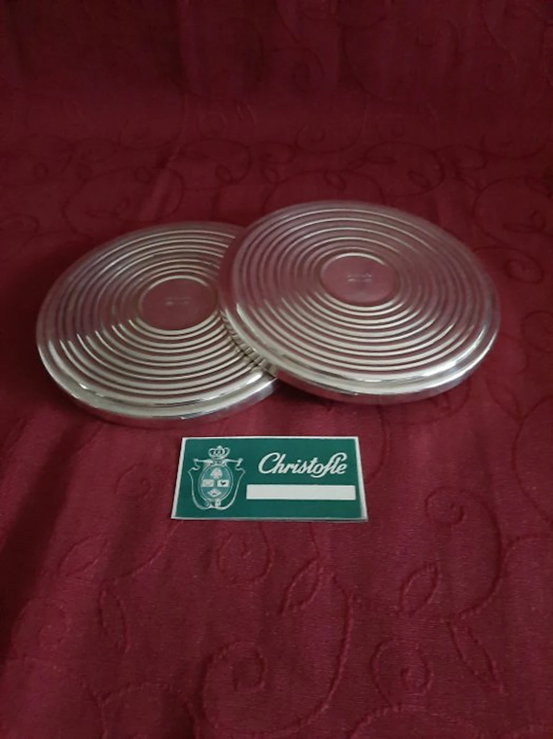 Christofle - Coaster (2) - Silverplated