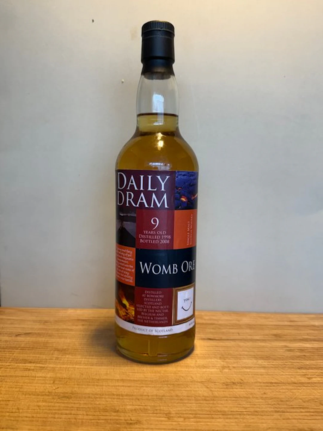 Bowmore 1998 9 years old Daily Dram Womb Ore - b. 2008 - 70cl