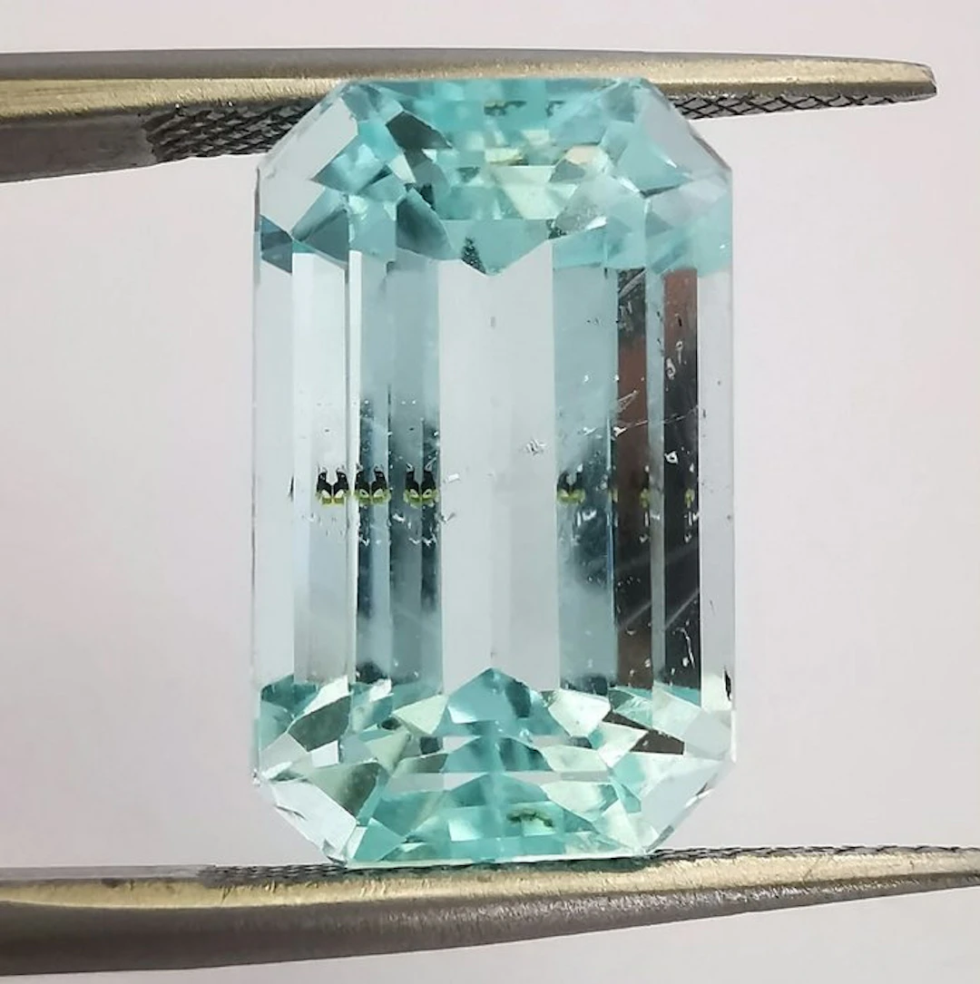 No reserve price - 1 pcs Aquamarine - 9.71 ct - Antwerp...