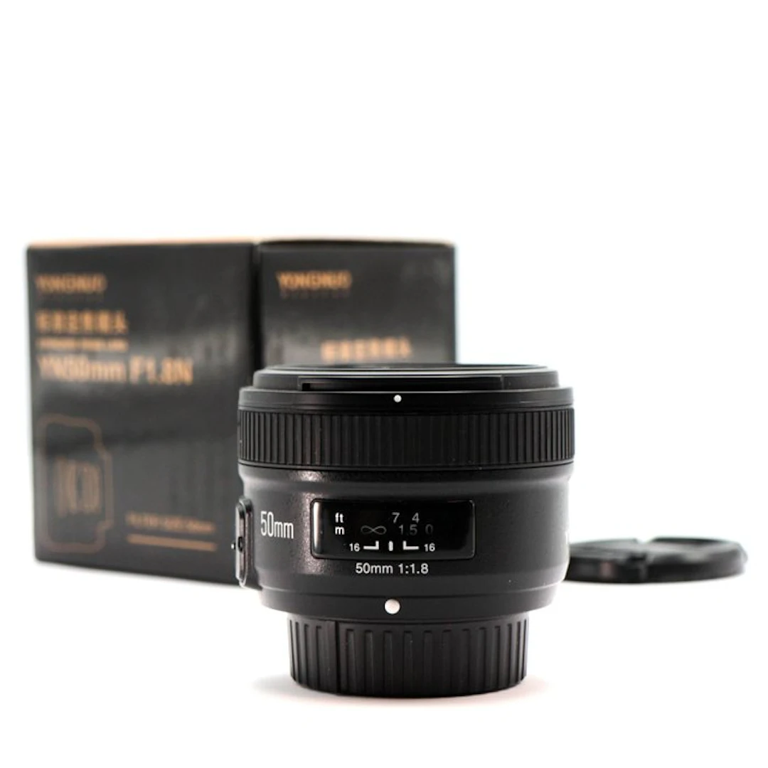 Yongnuo YN50mm f/1.8 N voor Nikon #SUPERBRIGHT LENS Prime lens