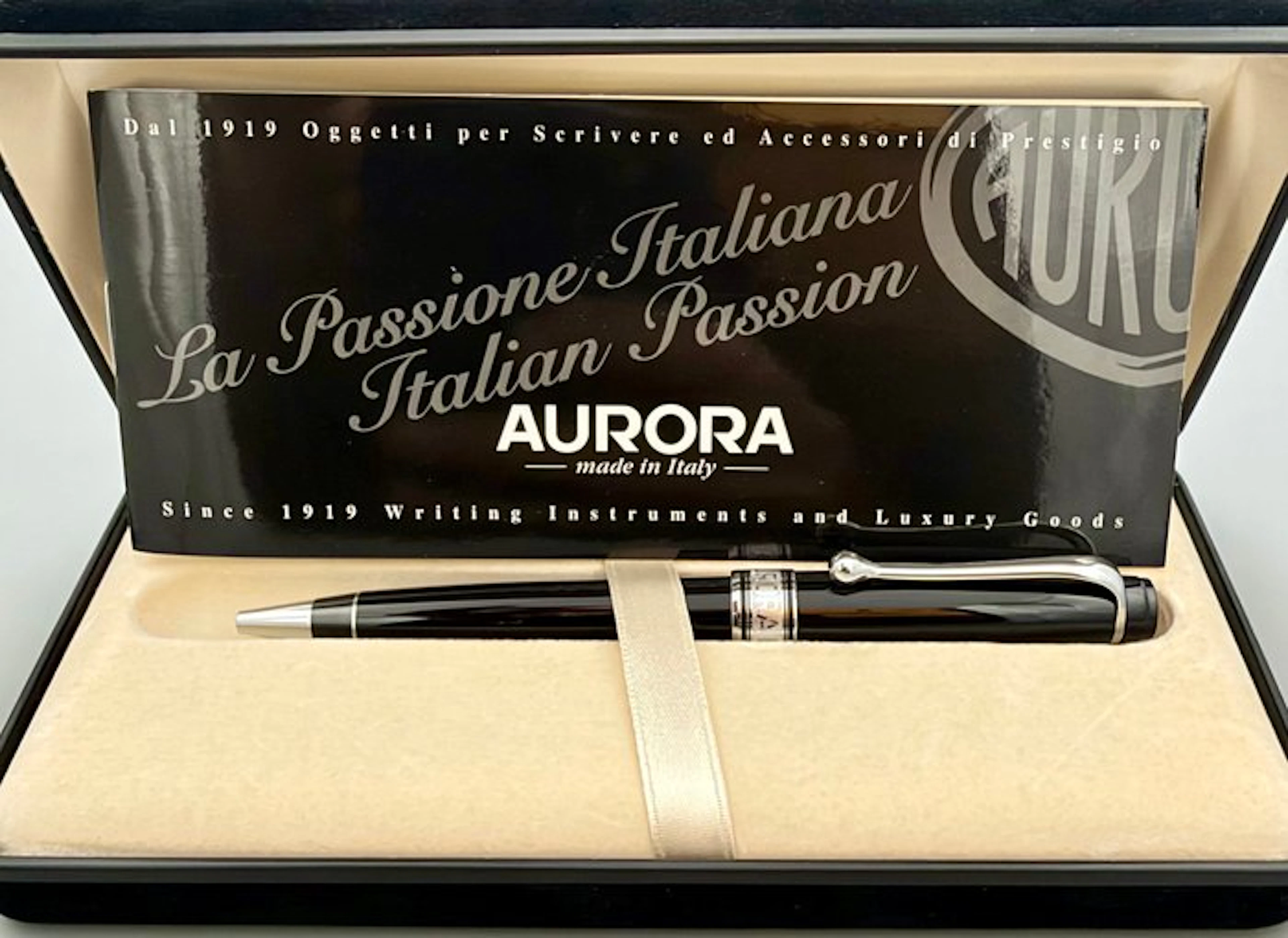 Aurora - Optima 998 Black - Ballpoint pen