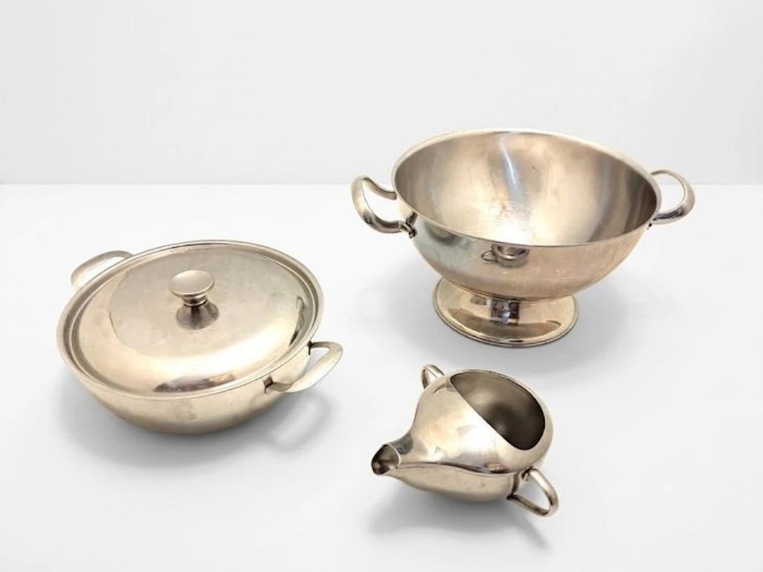 Alessi, Alfra - Dinner service (3) - Stainless steel