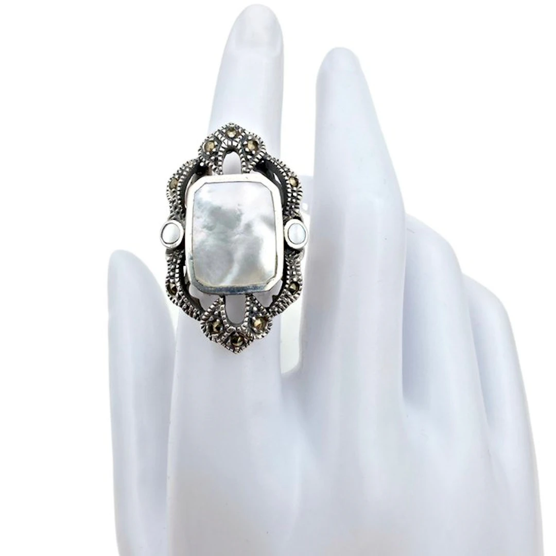 Silver - Ring - Art Deco ca. 1940s