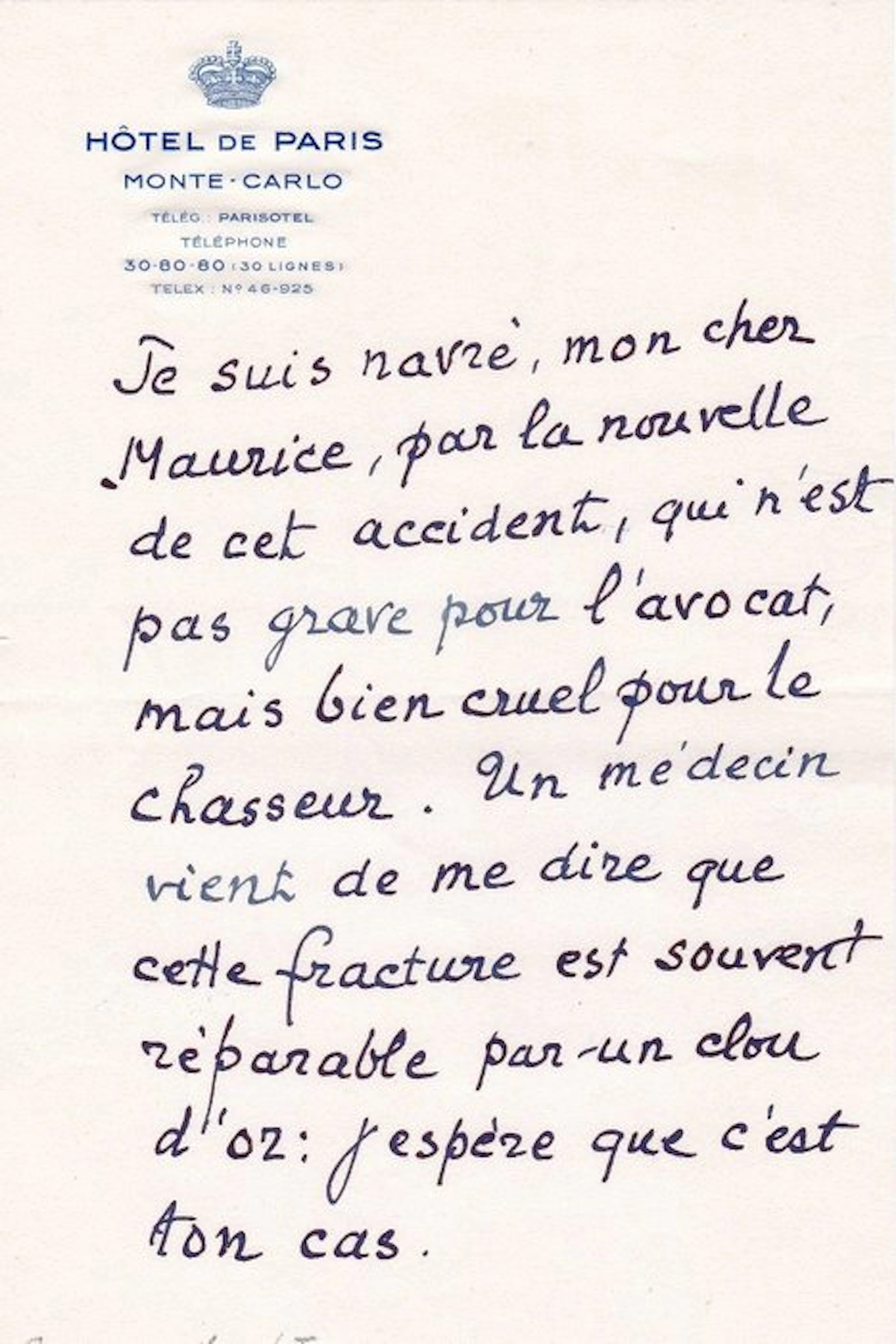 Marcel Pagnol - Lettre autographe signée à Maurice Garçon...