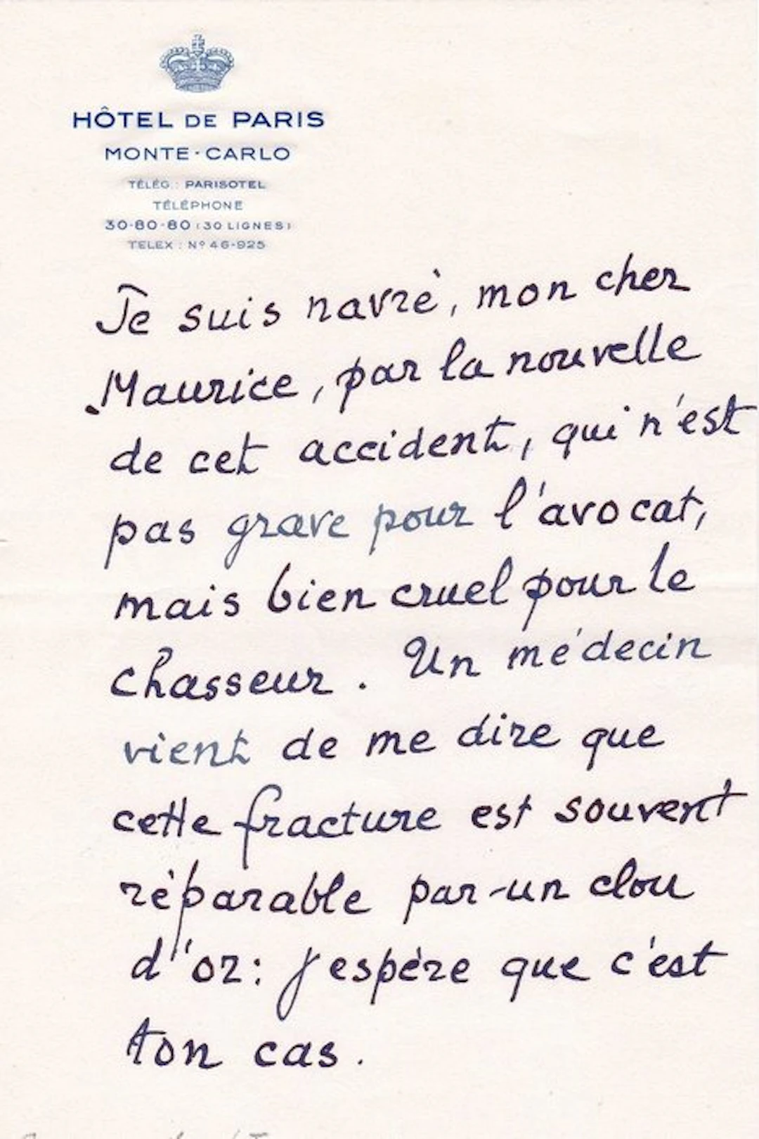 Marcel Pagnol - Lettre autographe signée à Maurice Garçon...