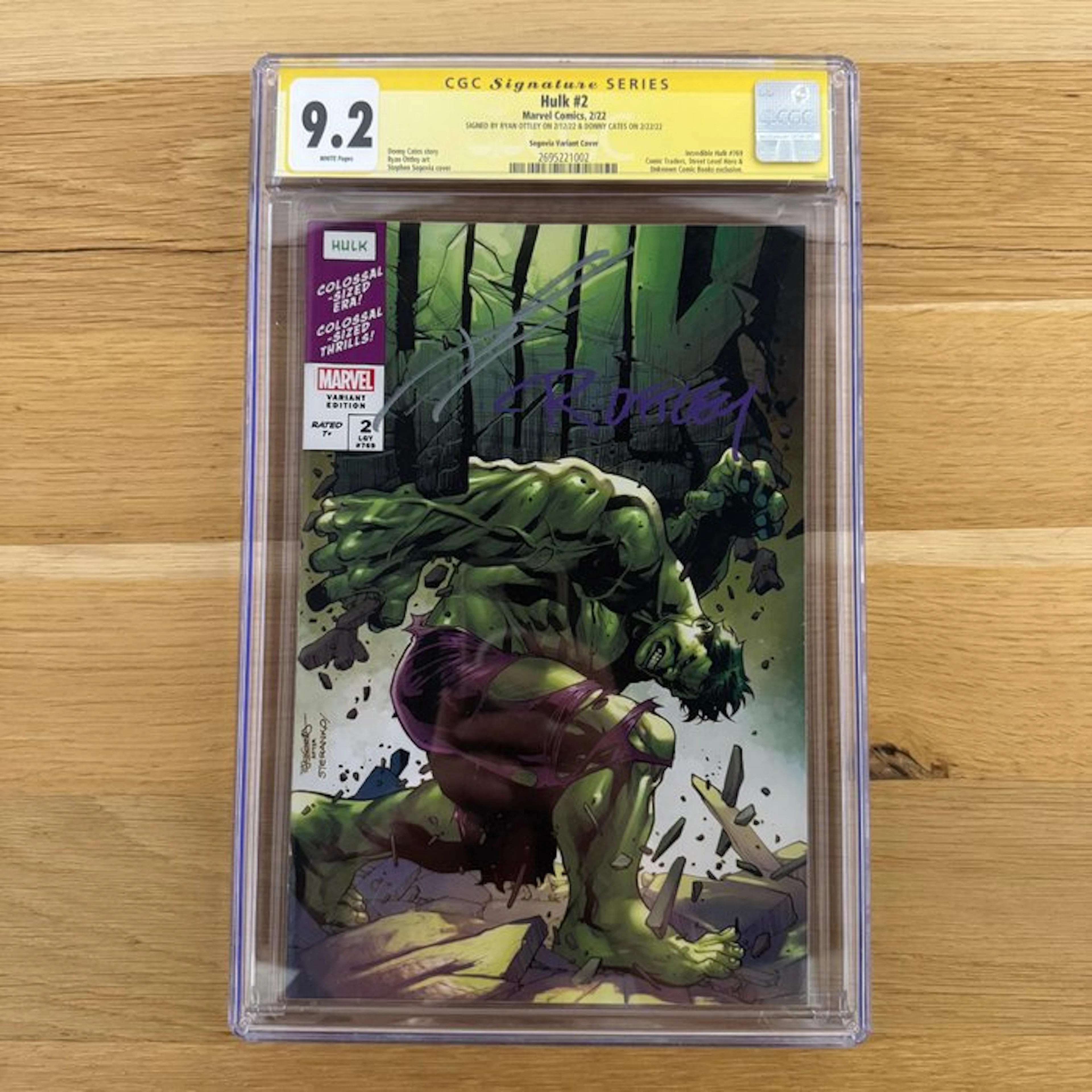 Hulk 2 - Hulk #1 (2022) – CGC Signature Series 9.2 –...