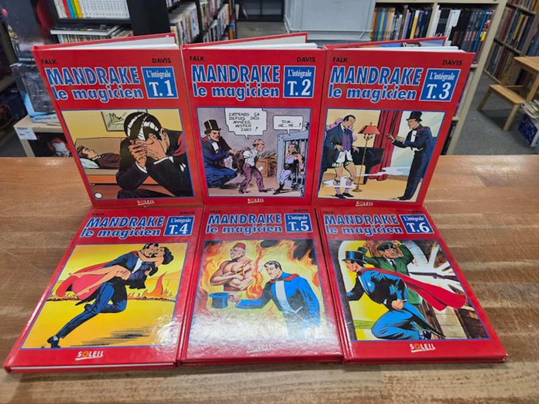 Mandrake le magicien T1 à T6 - 6x C - 6 Album - First edition - 1993/1994