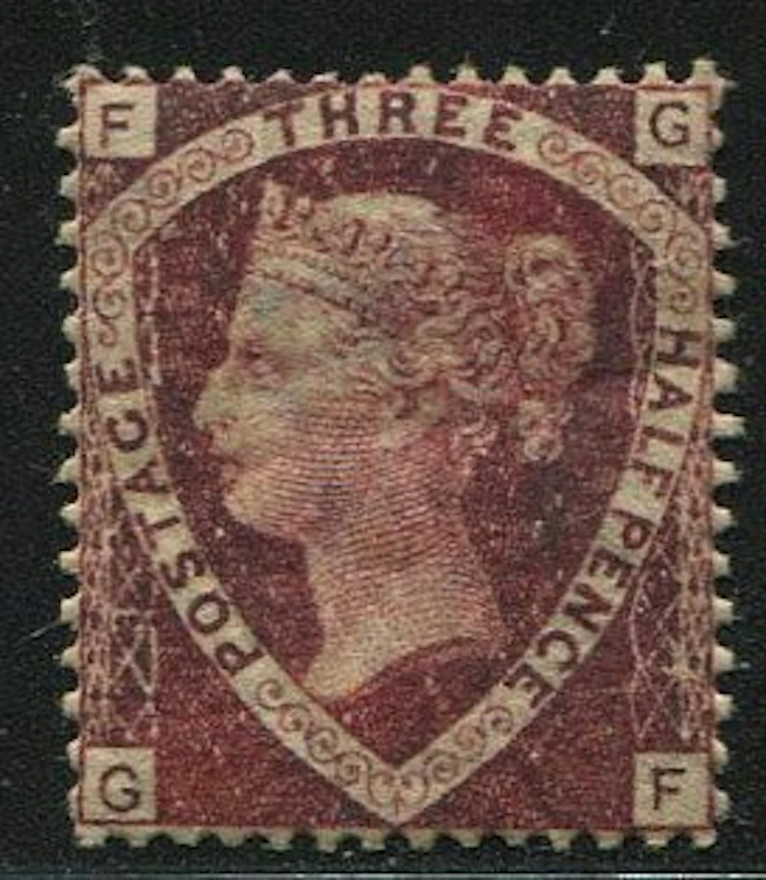 Great Britain 1870 - 1,5 pence lake red - Stanley Gibbons nr 52