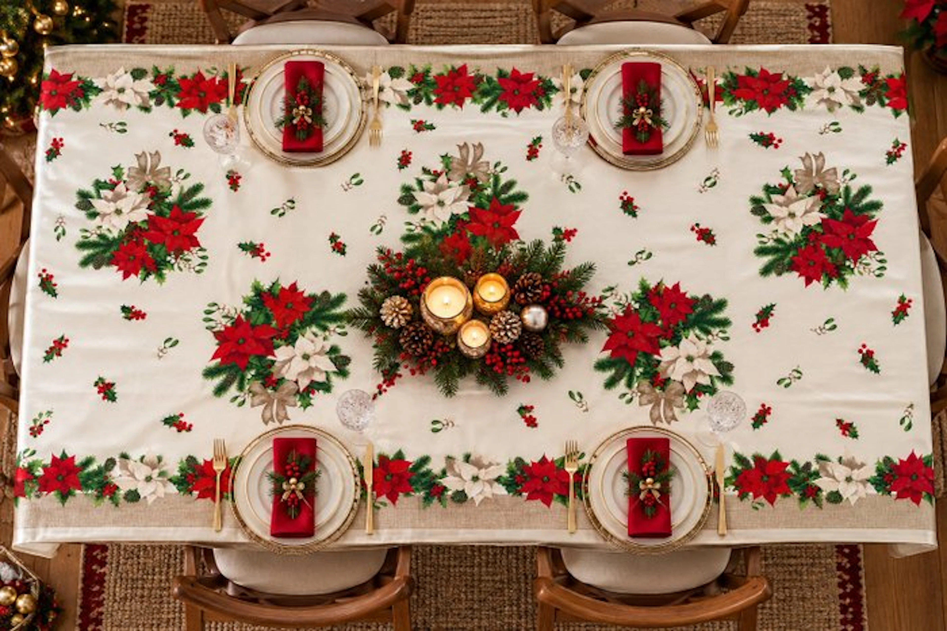 Christmas Enchantment - Tablecloth - 240 cm - 140 cm
