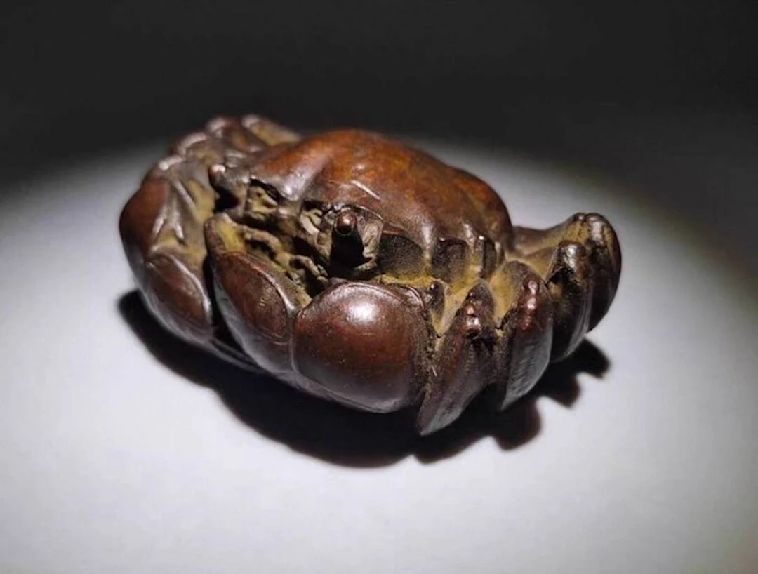 Decorative ornament - Japanese Bronze Crab