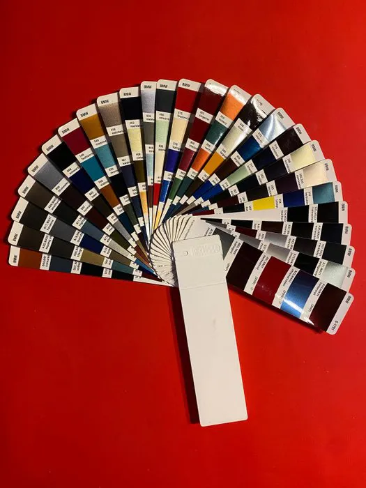 Fan Shell Colours Standox / OEM color fan deck / color chart / paint swatch... | Barnebys
