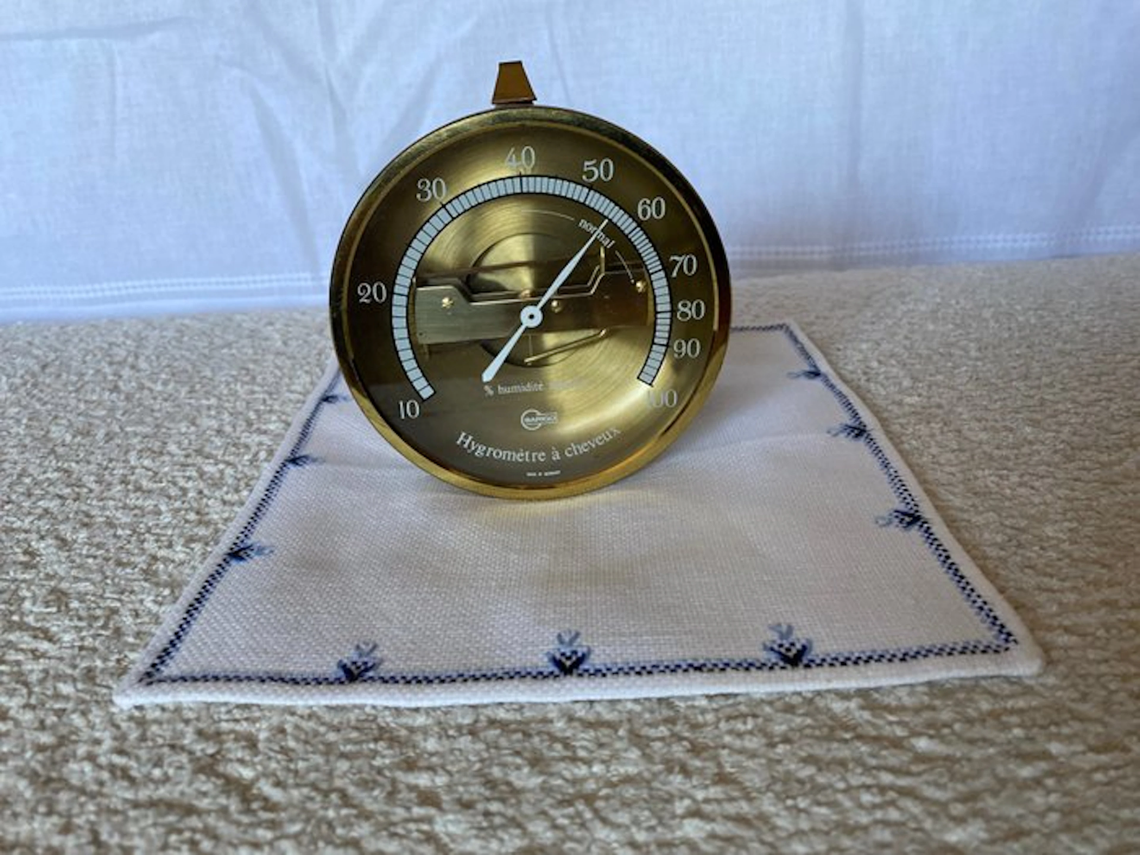 Barigo - Hygrometer - Glass, Brass - Barigo Hygrometer