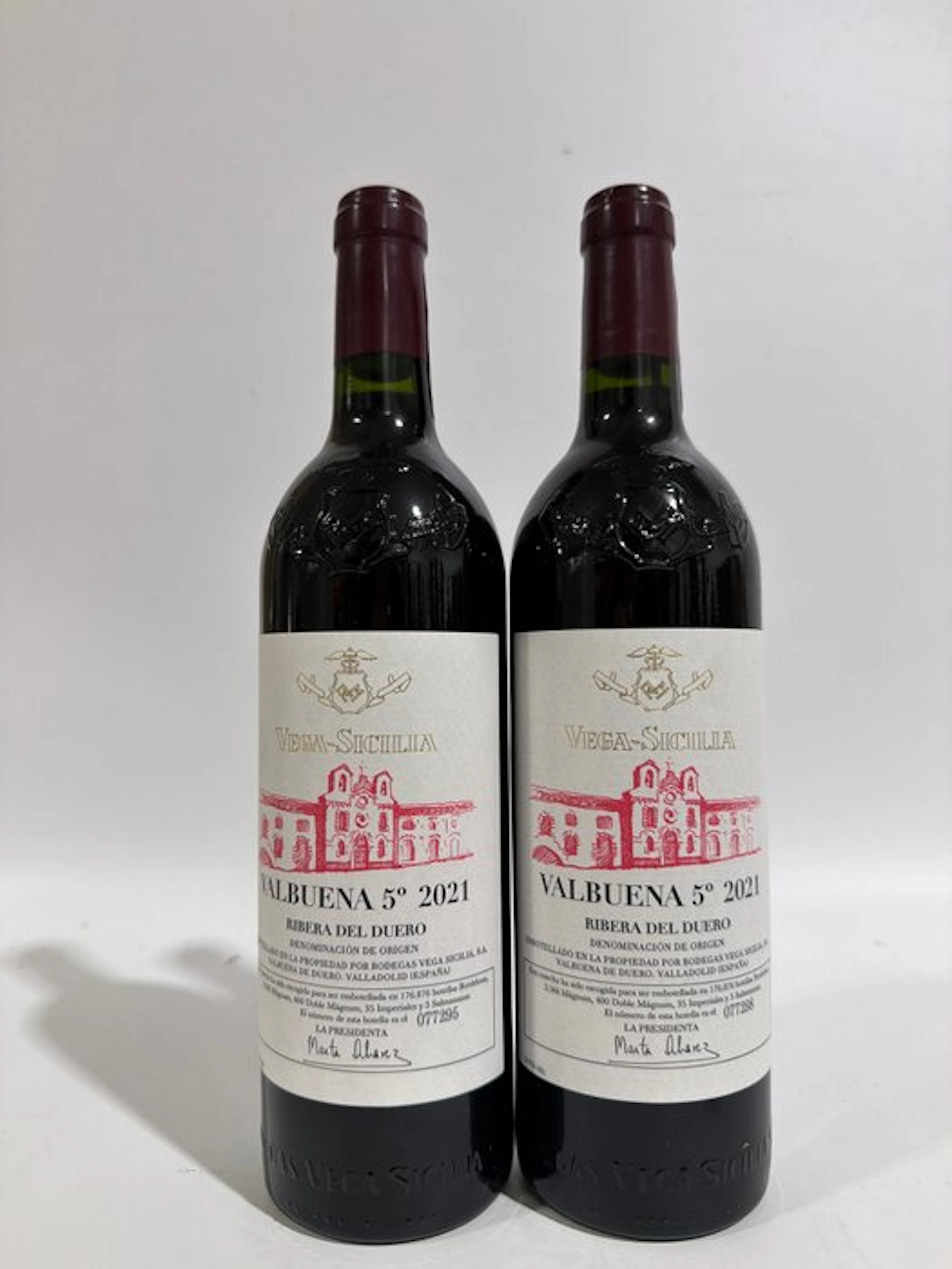 2021 Vega Sicilia Valbuena 5º - Ribera del Duero - 2 Bottles (0.75L)