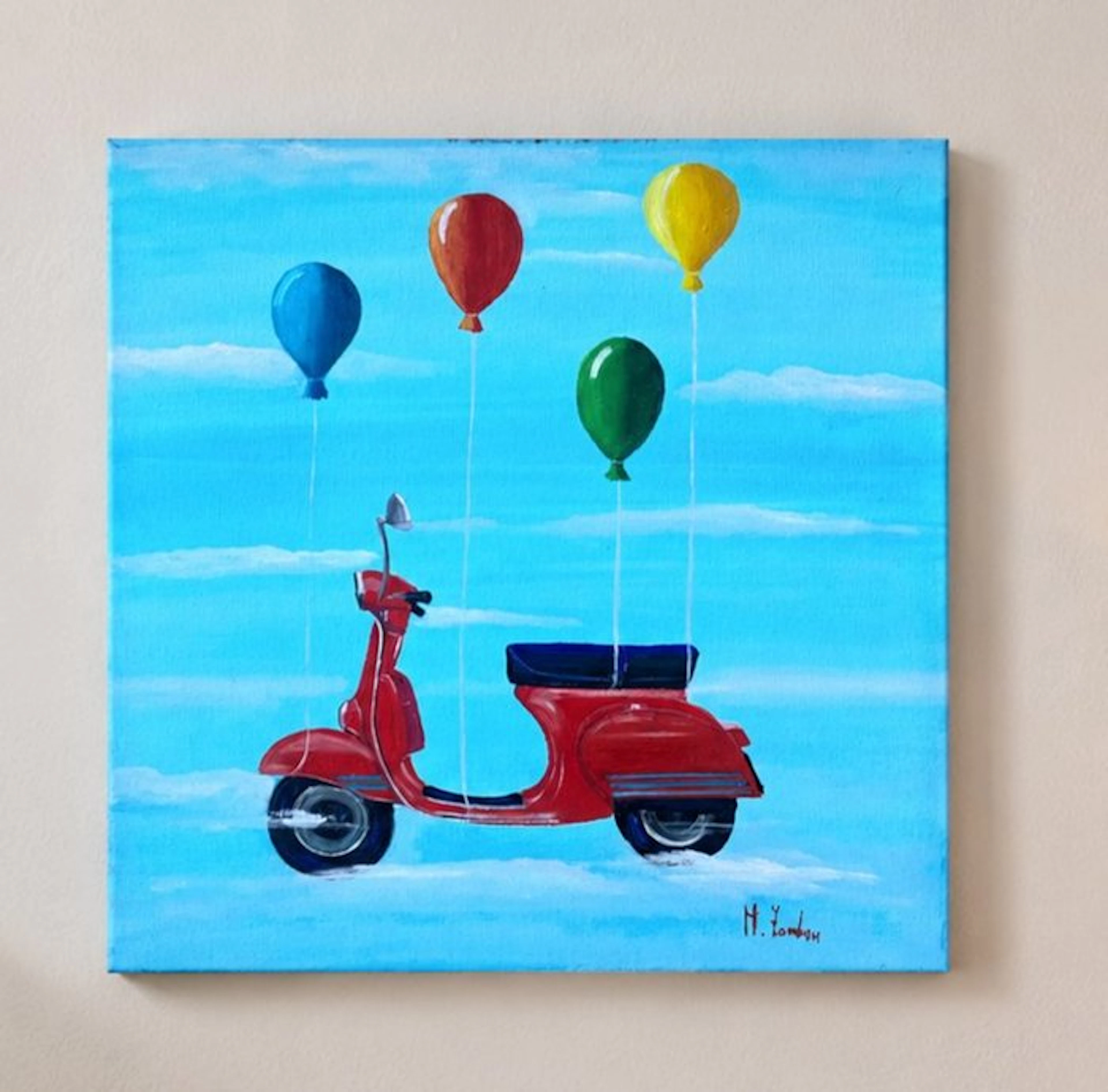 Monica zambon - Una vespa nel cielo