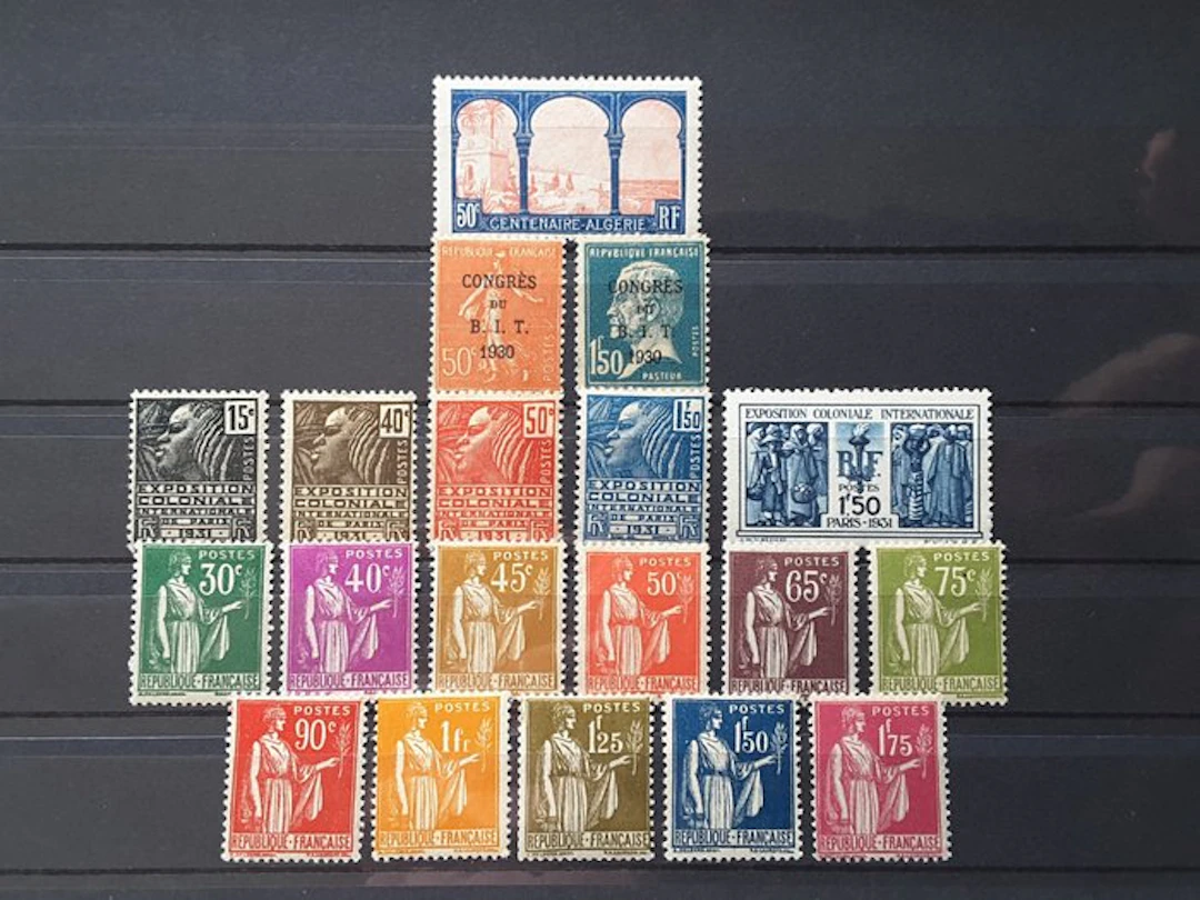 France 1930/1933 - Selection of good values and complete...
