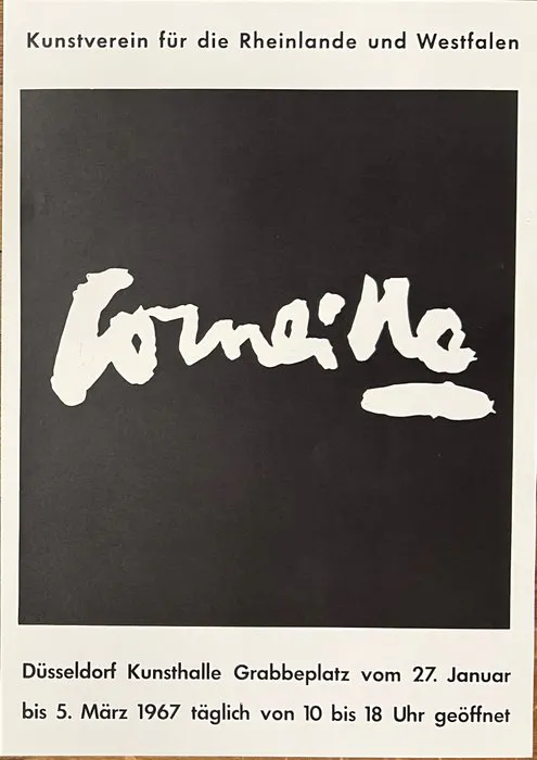 Guillaume Corneille (1928-2010) - Rare affiche...