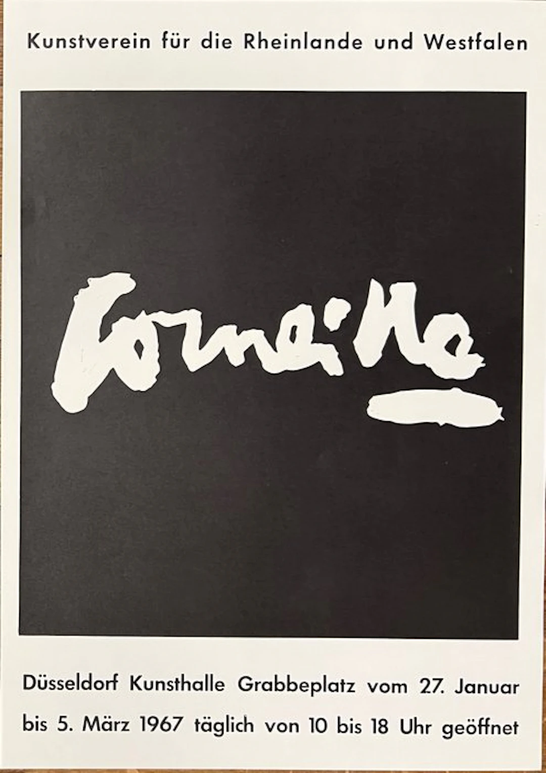 Guillaume Corneille (1928-2010) - Rare affiche...