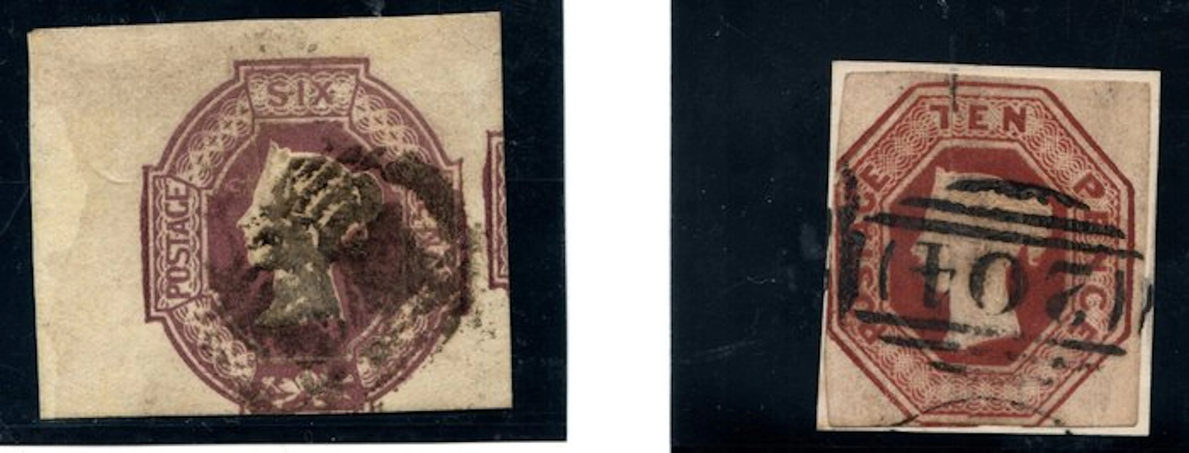 Great Britain 1847 - 1847 Great Britain 4 and 10 Pence