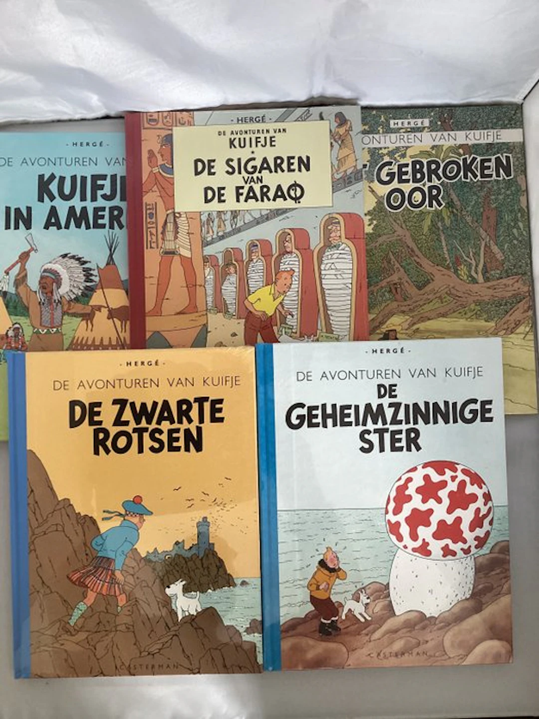 Kuifje 5 facsimilealbums - Collectie Kuifje - 5 Comic collection