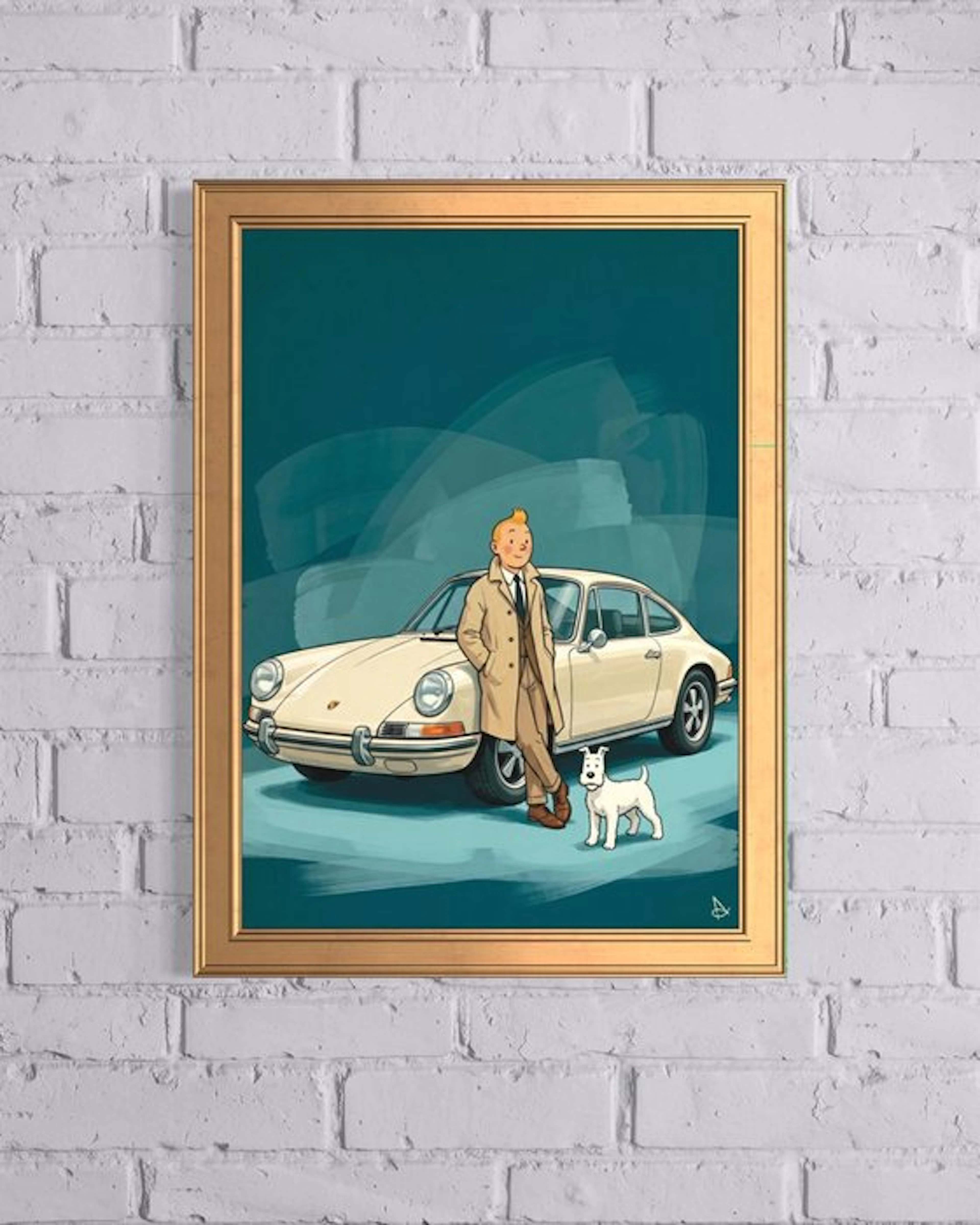 ANDSAL - TINTIN'S Road Adventures Porsche 911