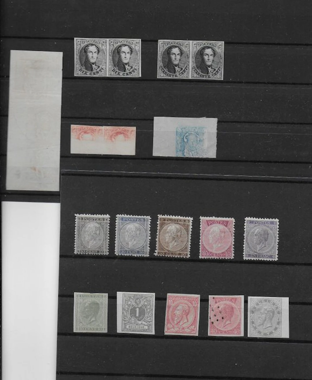 Belgium 1850/1929 - Composition of classical experiments, reprints