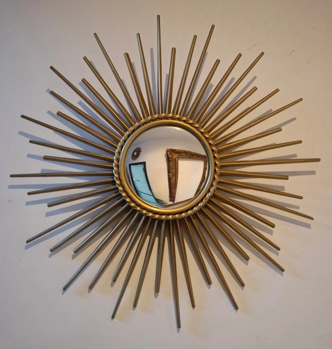 Chaty Vallauris - Mirror - Steel - Signature on the back.