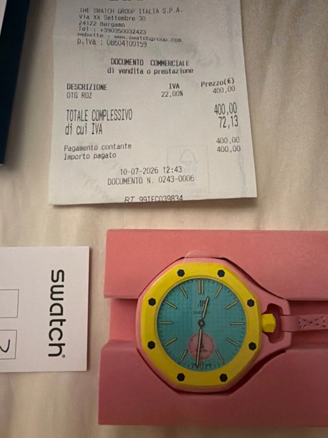 Swatch - SSX03J100N - No reserve price - SSX03J100N - Unisex - 2026