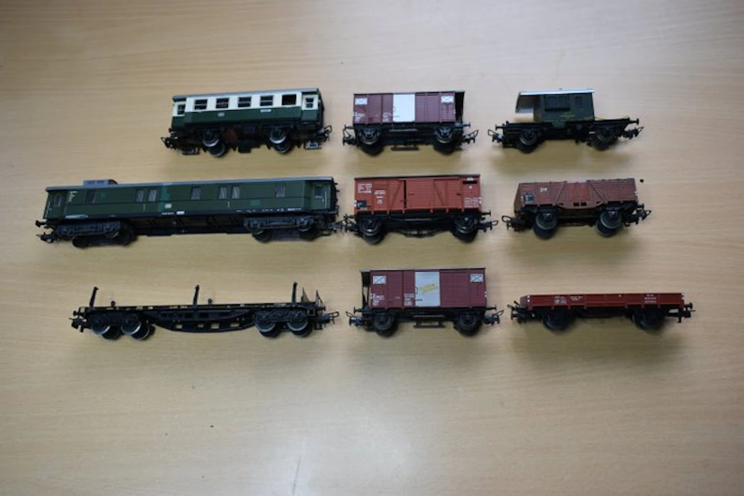 Märklin, Liliput H0 - diverse - Model train freight wagon set (9) - Used